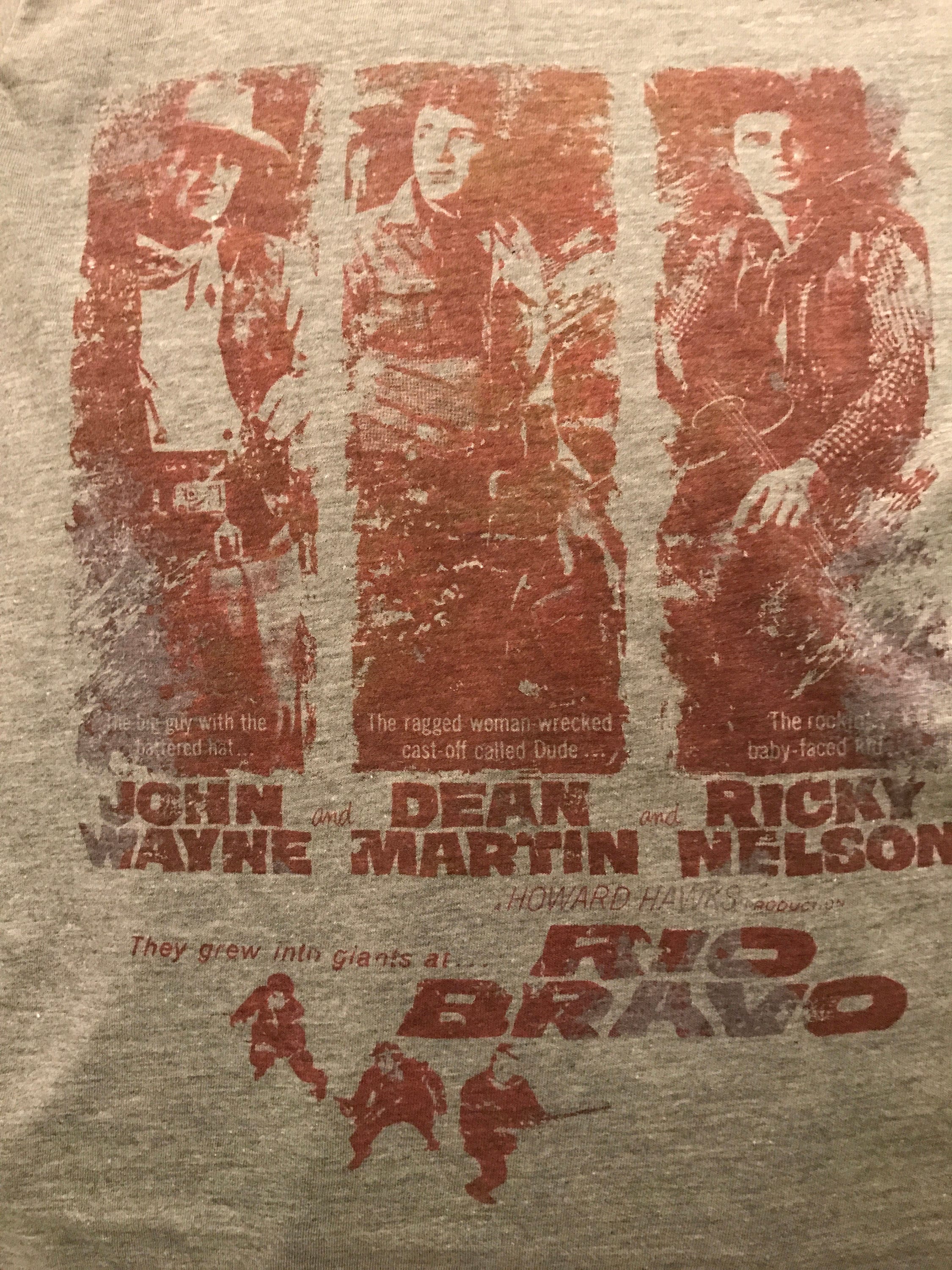 Rio Bravo Movie Tee: Retro John Wayne Western Film Shirt