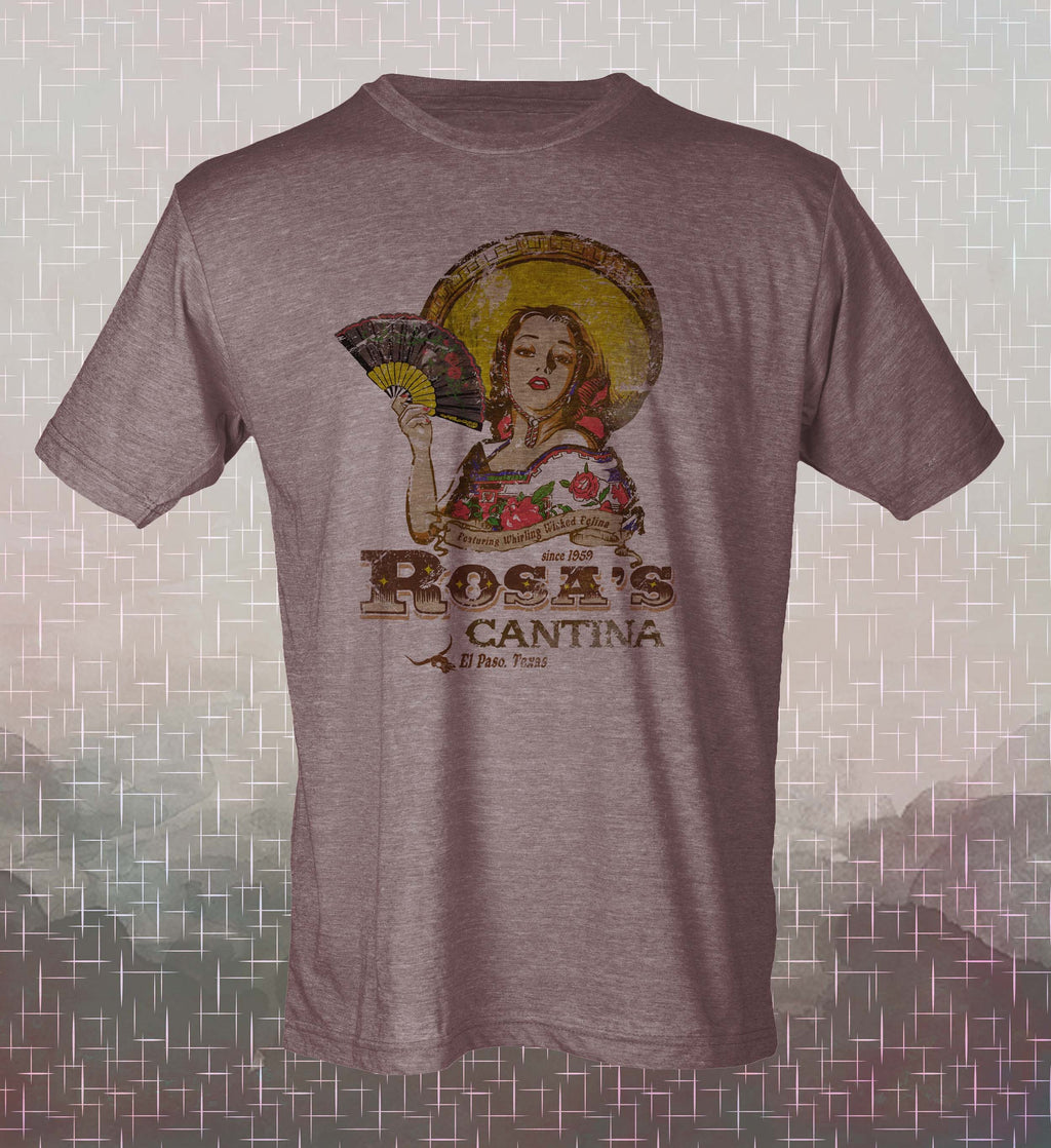 Rosa's Cantina T-Shirt: El Paso Texas Vintage-Style Souvenir Tee