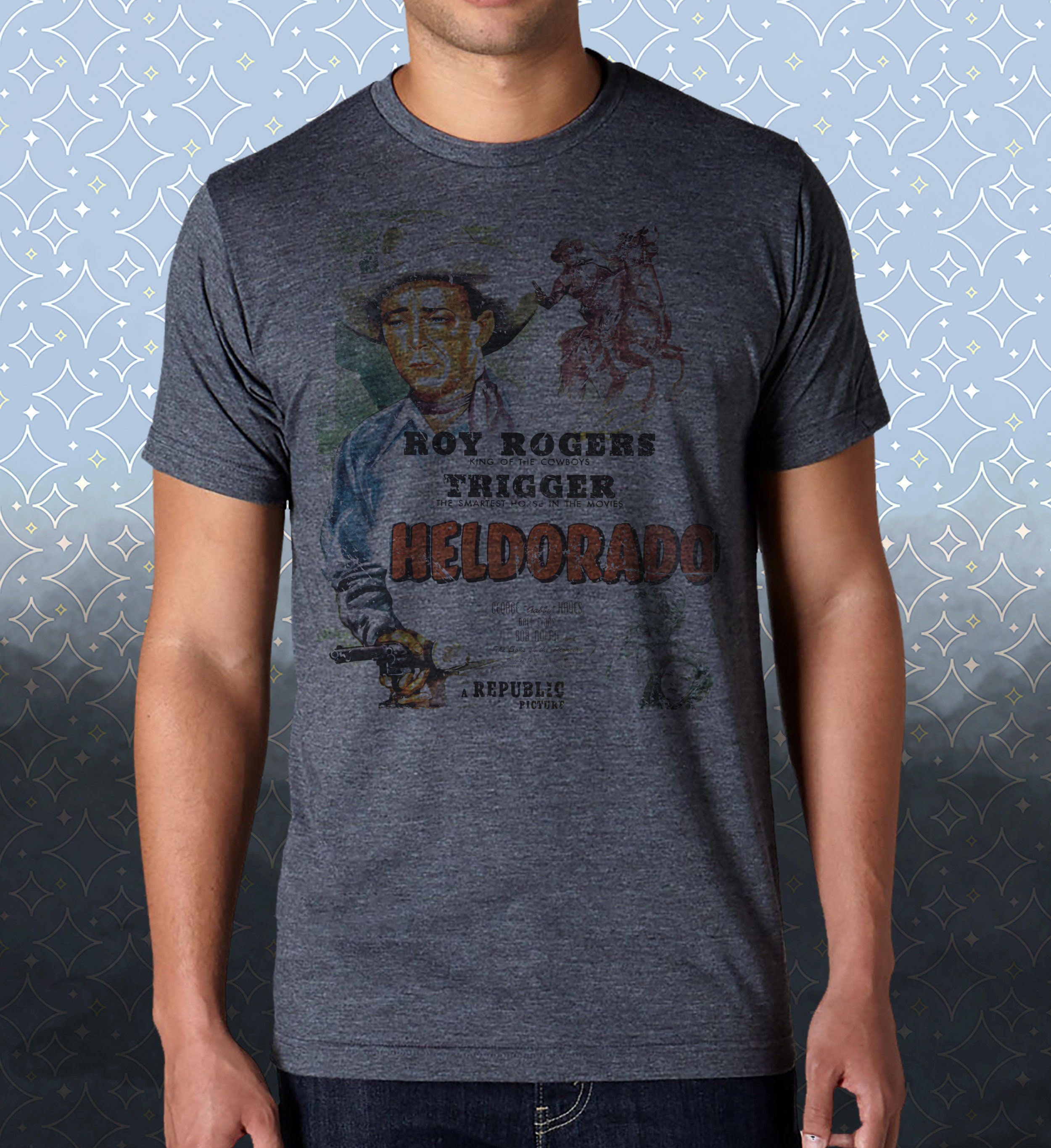 Roy Rogers Heldorado Movie Poster Tee: Retro Western Shirt