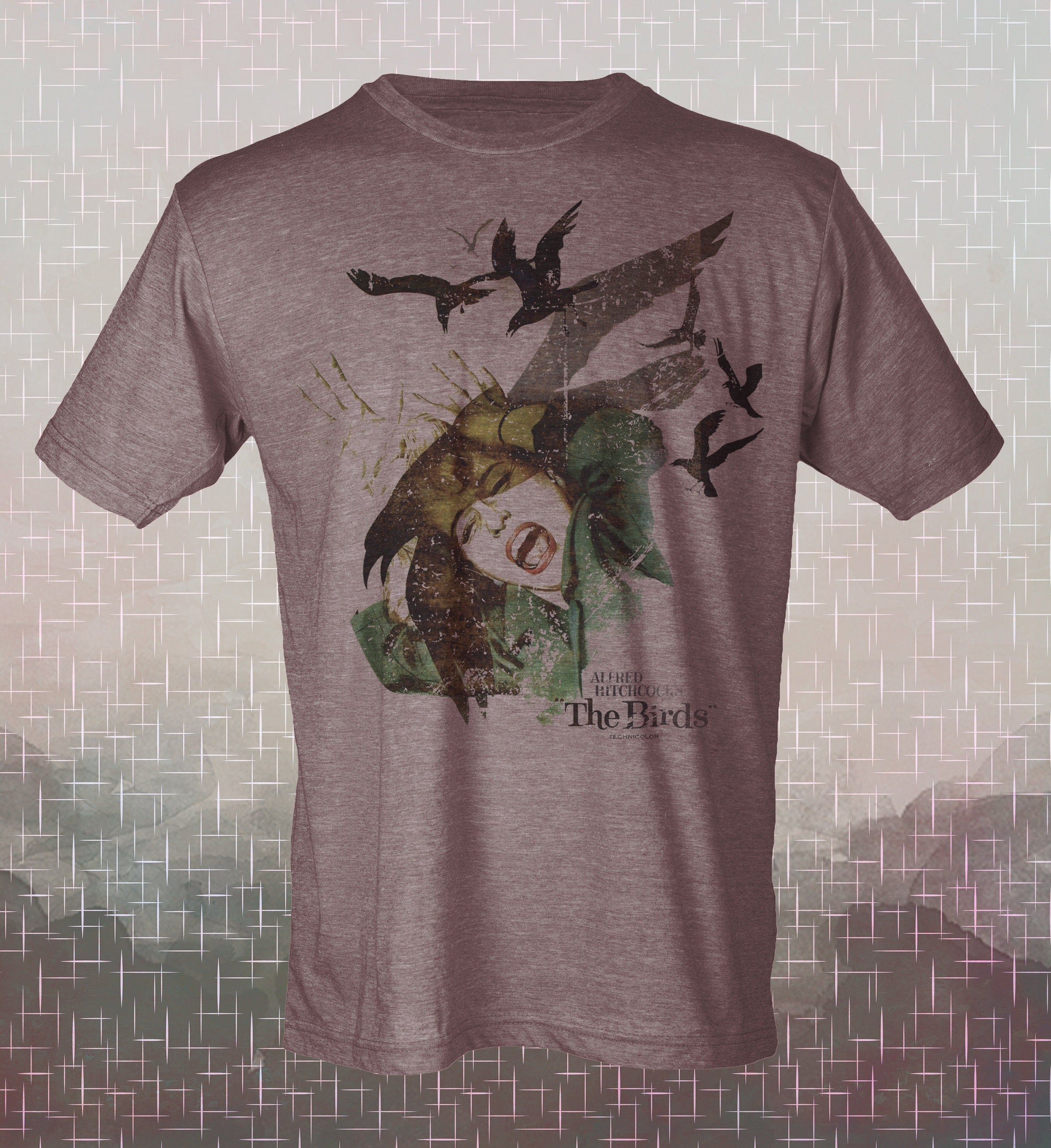 The Birds • Hitchcock | Retro Vintage-Style T-Shirt - 60's Cult Classic Movie Film tee Tippi Hedren