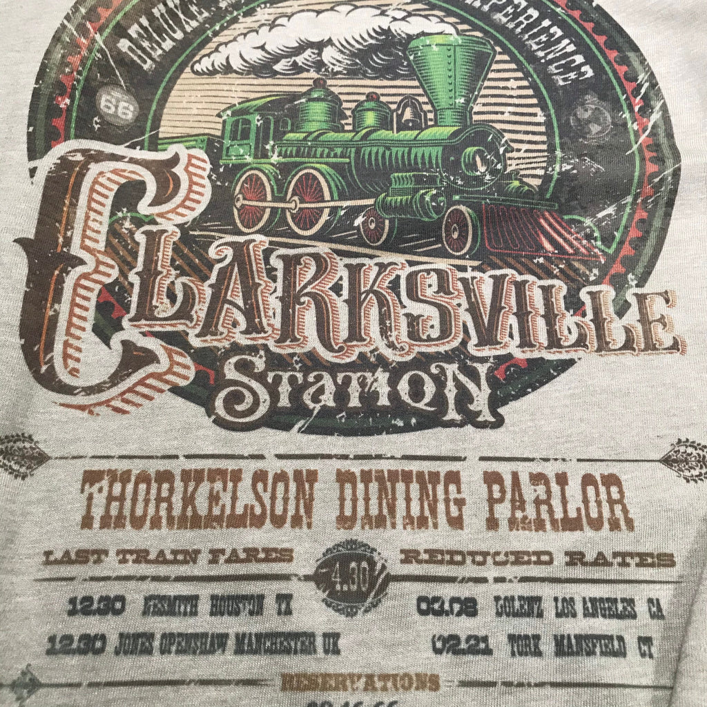 Last Train To Clarksville Station - Vintage-style T-Shirt Tee Travel Souvenir TV music