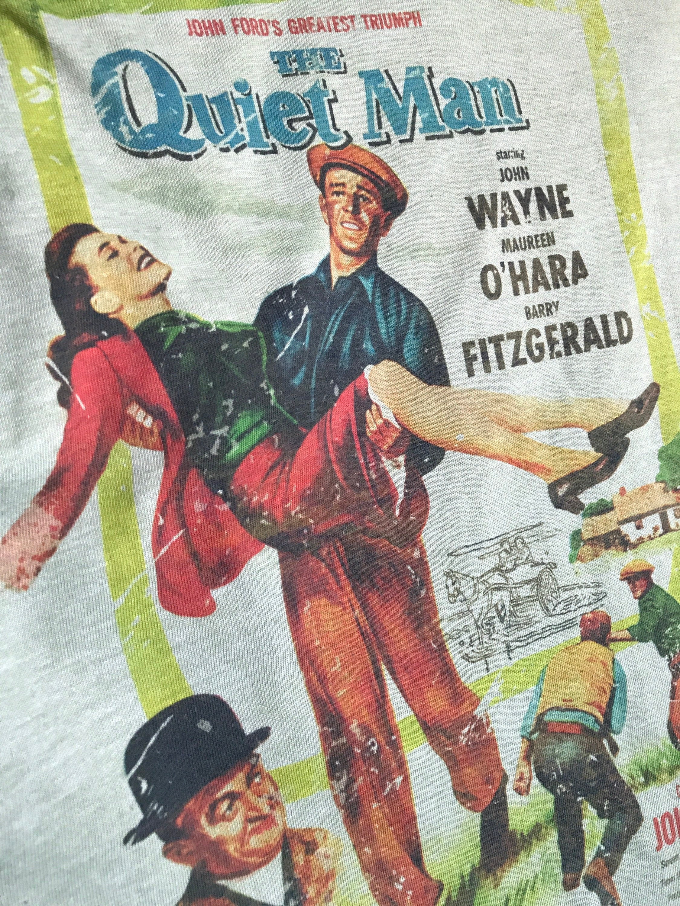The Quiet Man - Movie-inspired Retro Vintage-Style T-Shirt - Classic 50's Film tee John Wayne Ford