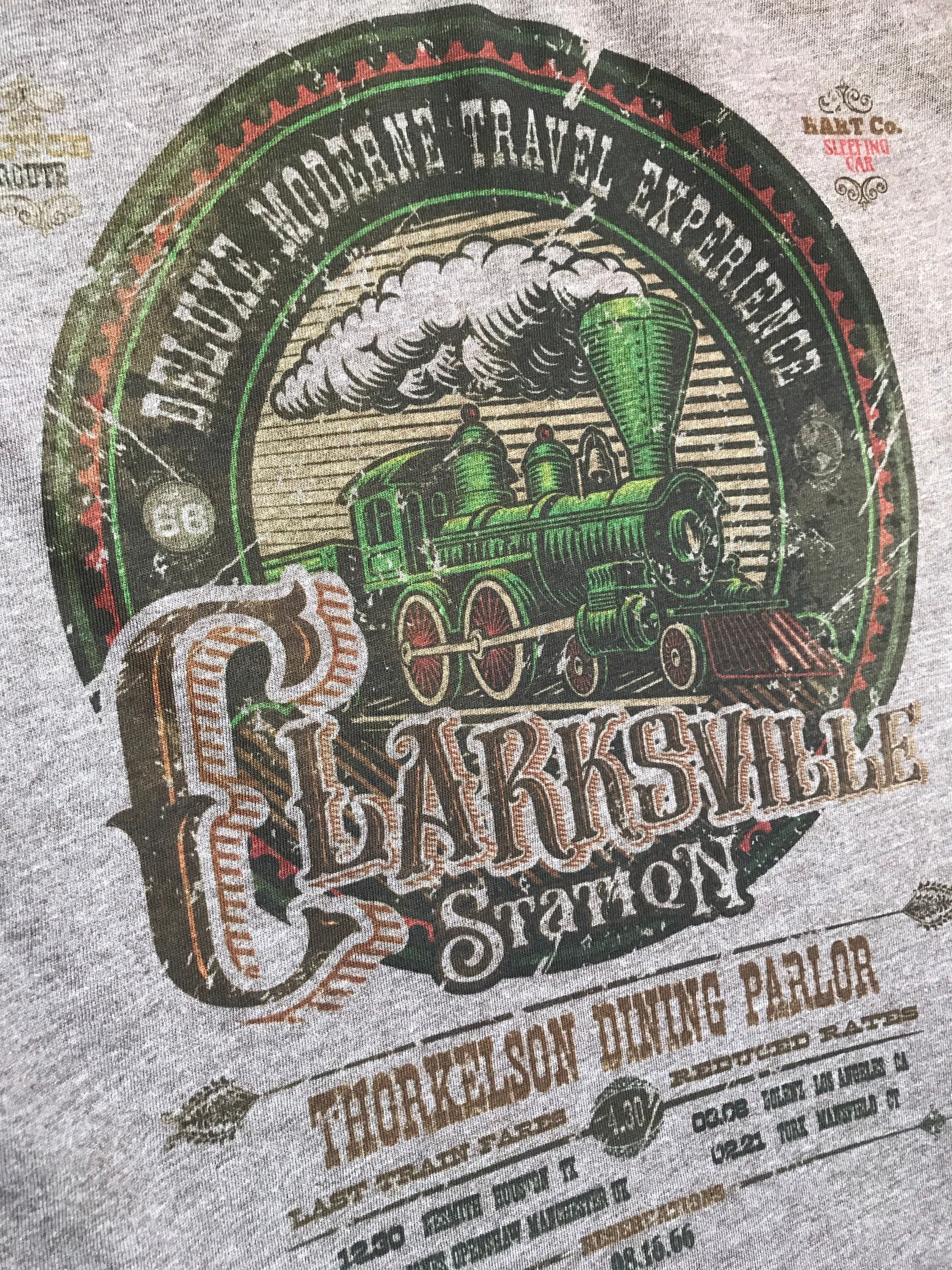 Last Train To Clarksville Station - Vintage-style T-Shirt Tee Travel Souvenir TV music