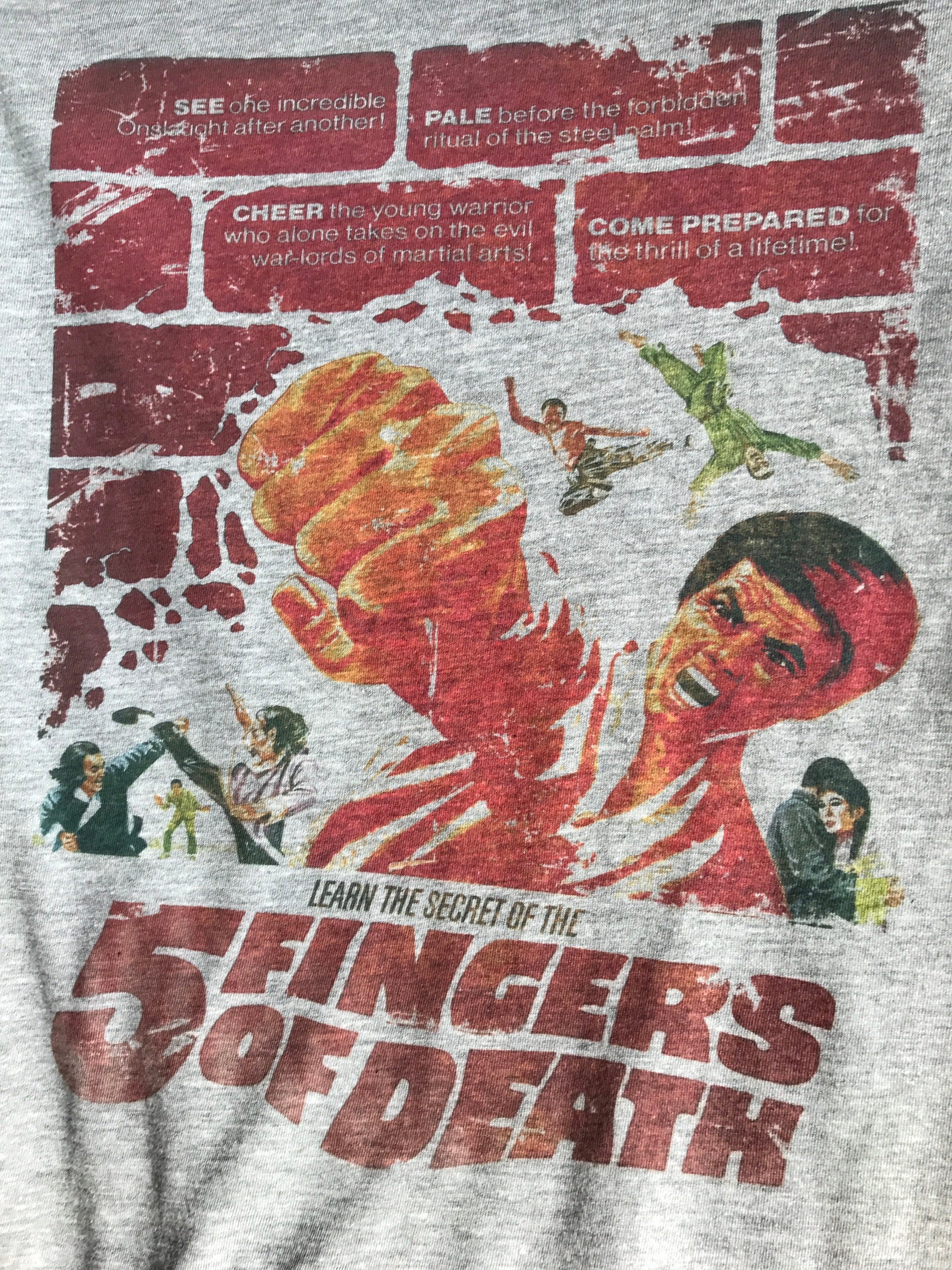 5 Fingers of Death-Kung Fu Cult Classic Movie-inspired Film Vintage-Style Retro Tee Shirt Pop Culture