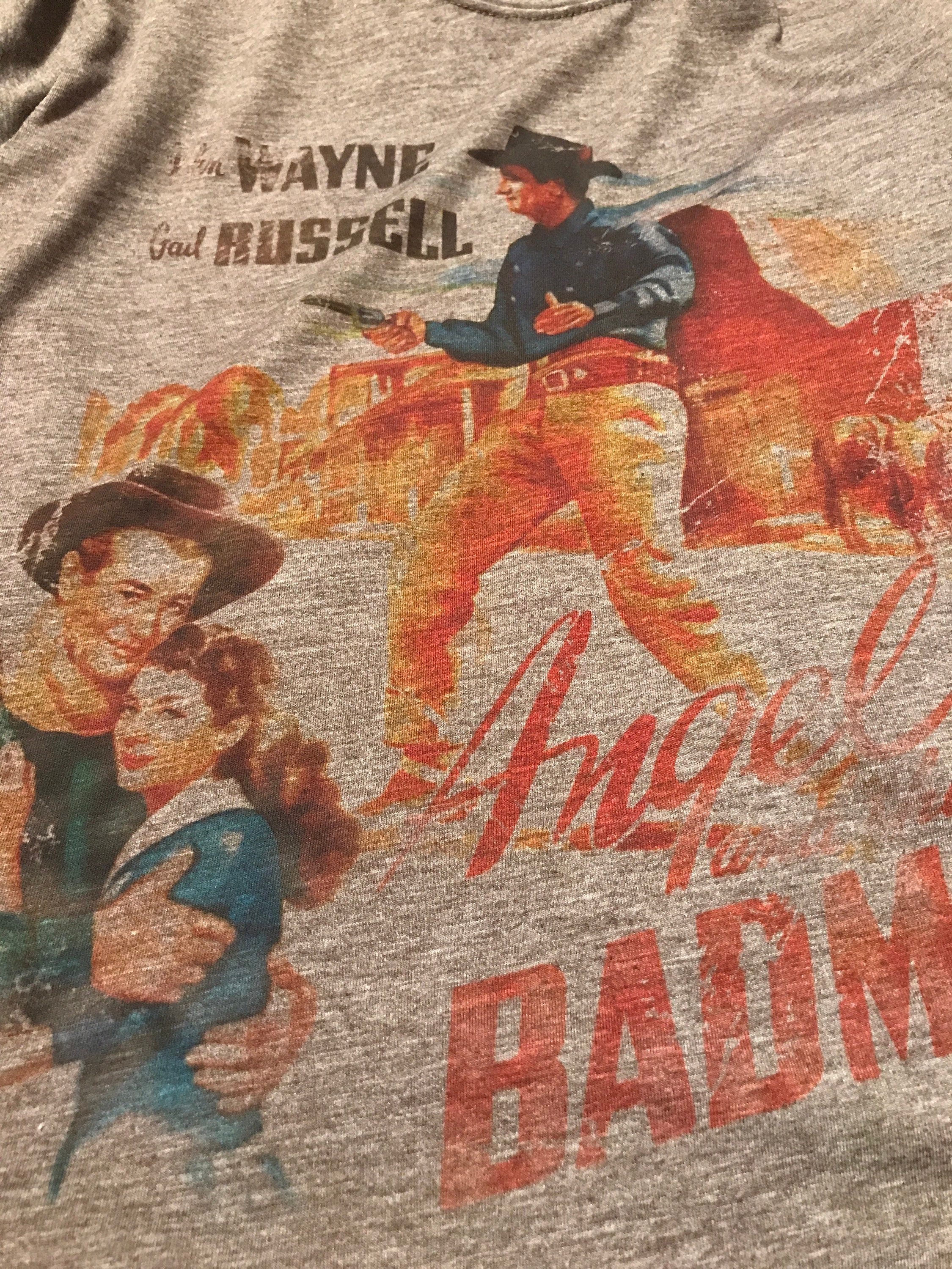 Angel and the Badman-John Wayne Western-Inspired Vintage-Style -T-Shirt Film- 40's 1940 Movie Classic