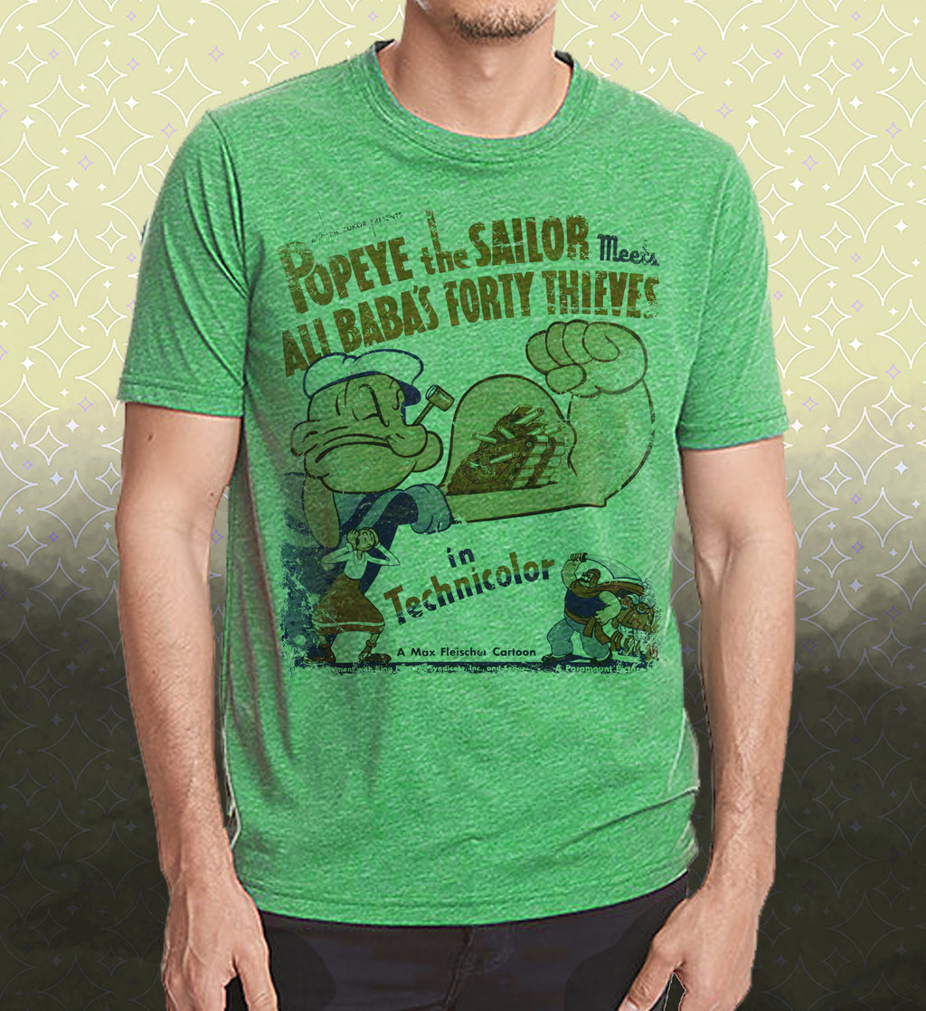 Popeye the Sailor Meets Ali Baba Vintage-Style T-Shirt