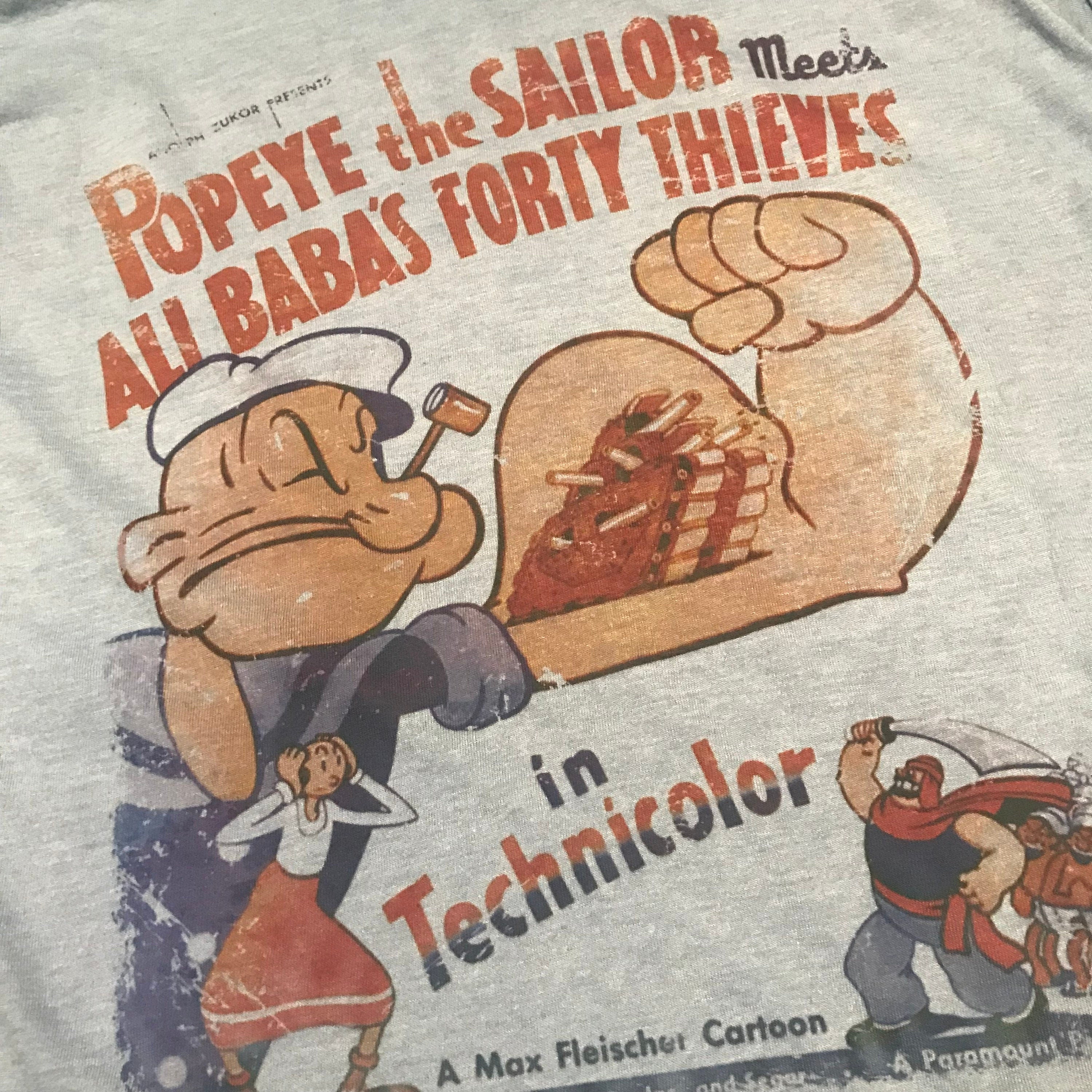 Popeye the Sailor Meets Ali Baba Vintage-Style T-Shirt