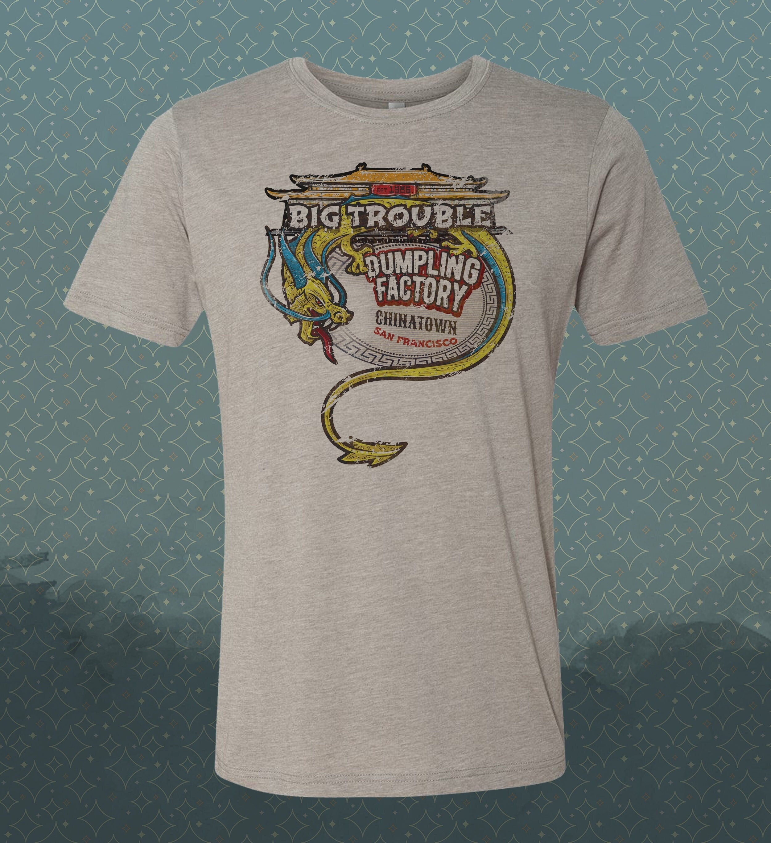 Big Trouble in Little China Dumpling Factory Tee - San Francisco Chinatown T-Shirt