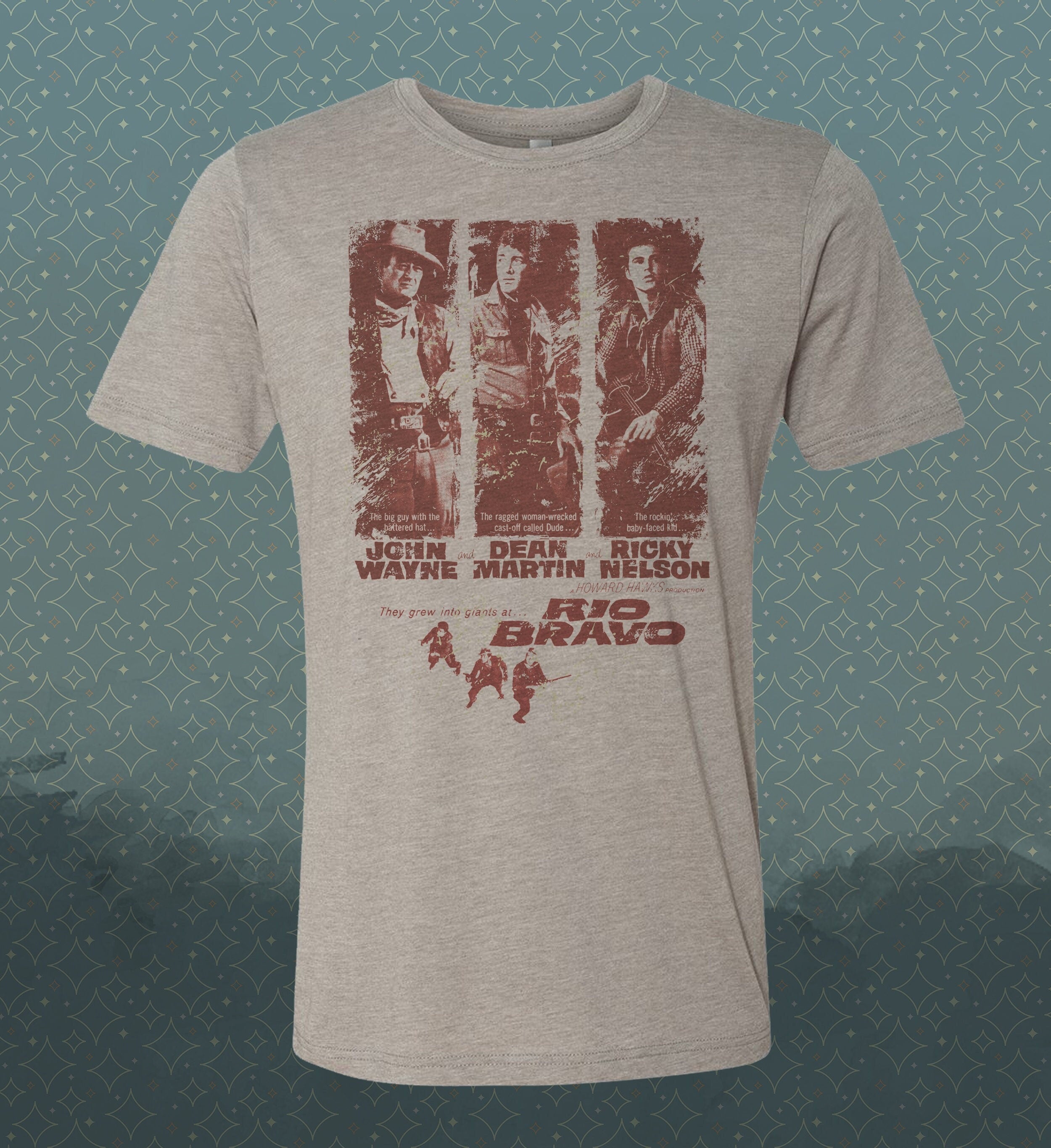 Rio Bravo Movie Tee: Retro John Wayne Western Film Shirt