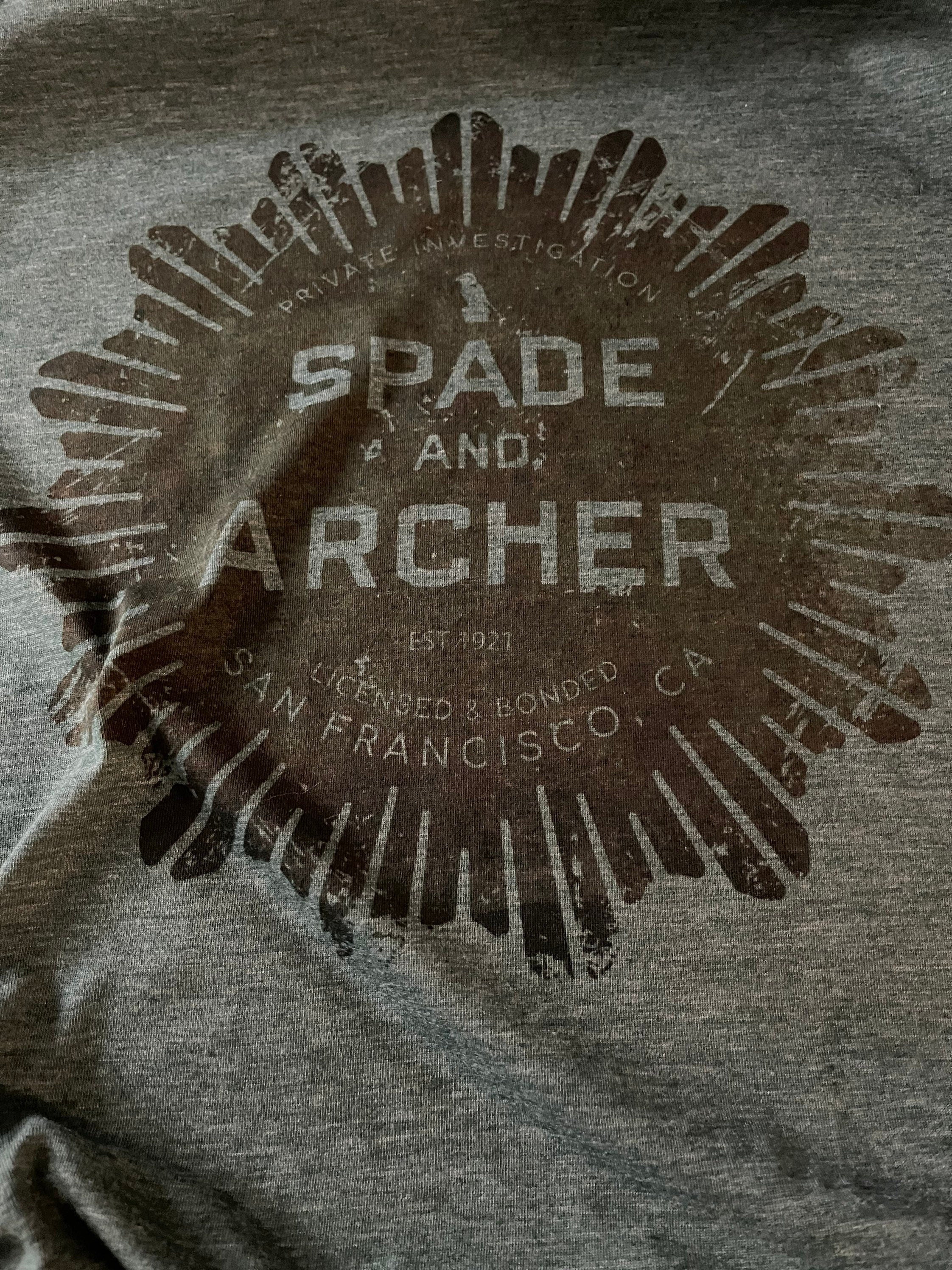 Maltese Falcon Spade and Archer Tee: San Francisco Private Investigation, Vintage Style T-Shirt