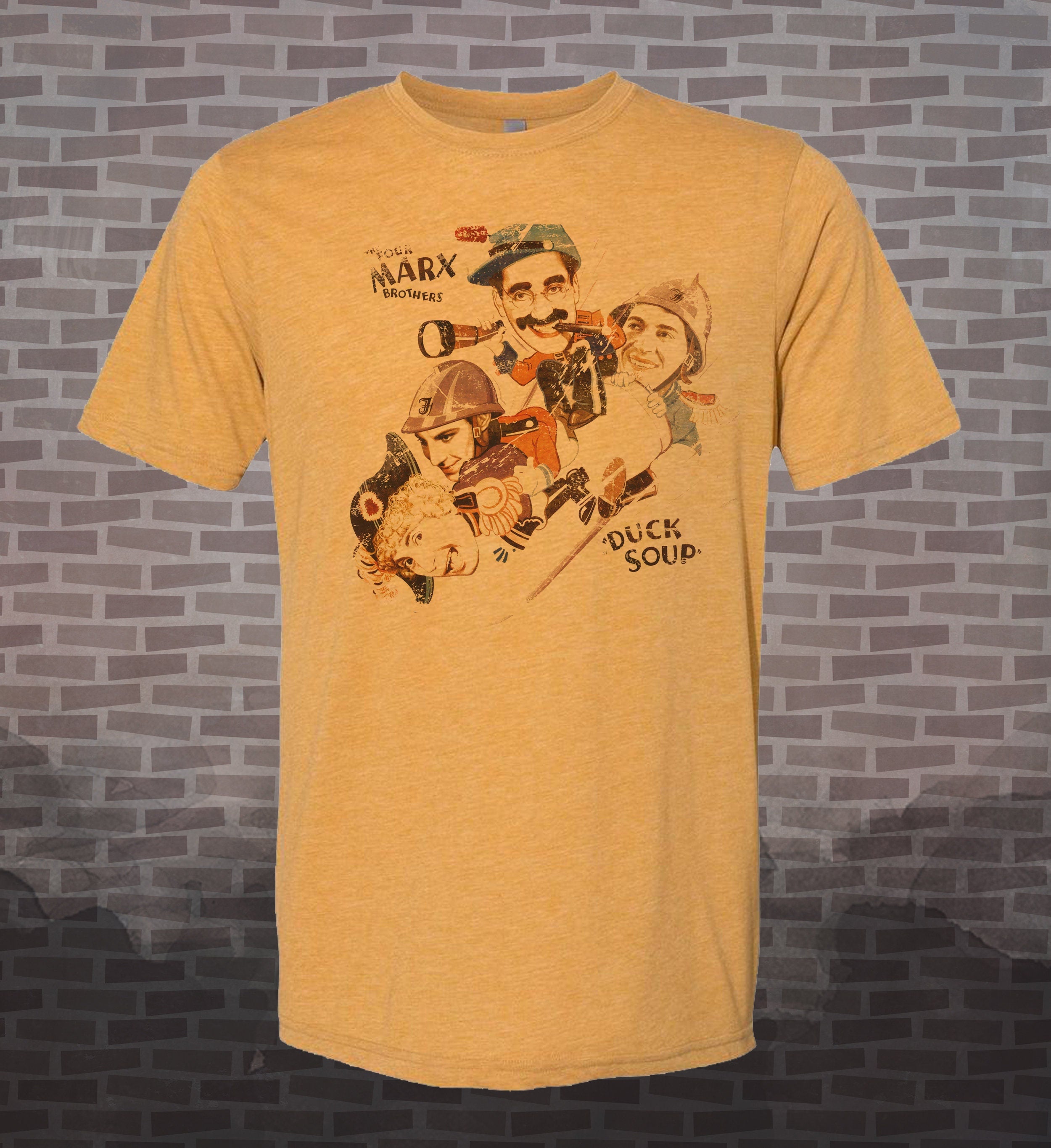 Duck Soup - Marx Brothers | Vintage-style T-Shirt Film 30's 1933 BW Comedy Movie Classic Tee