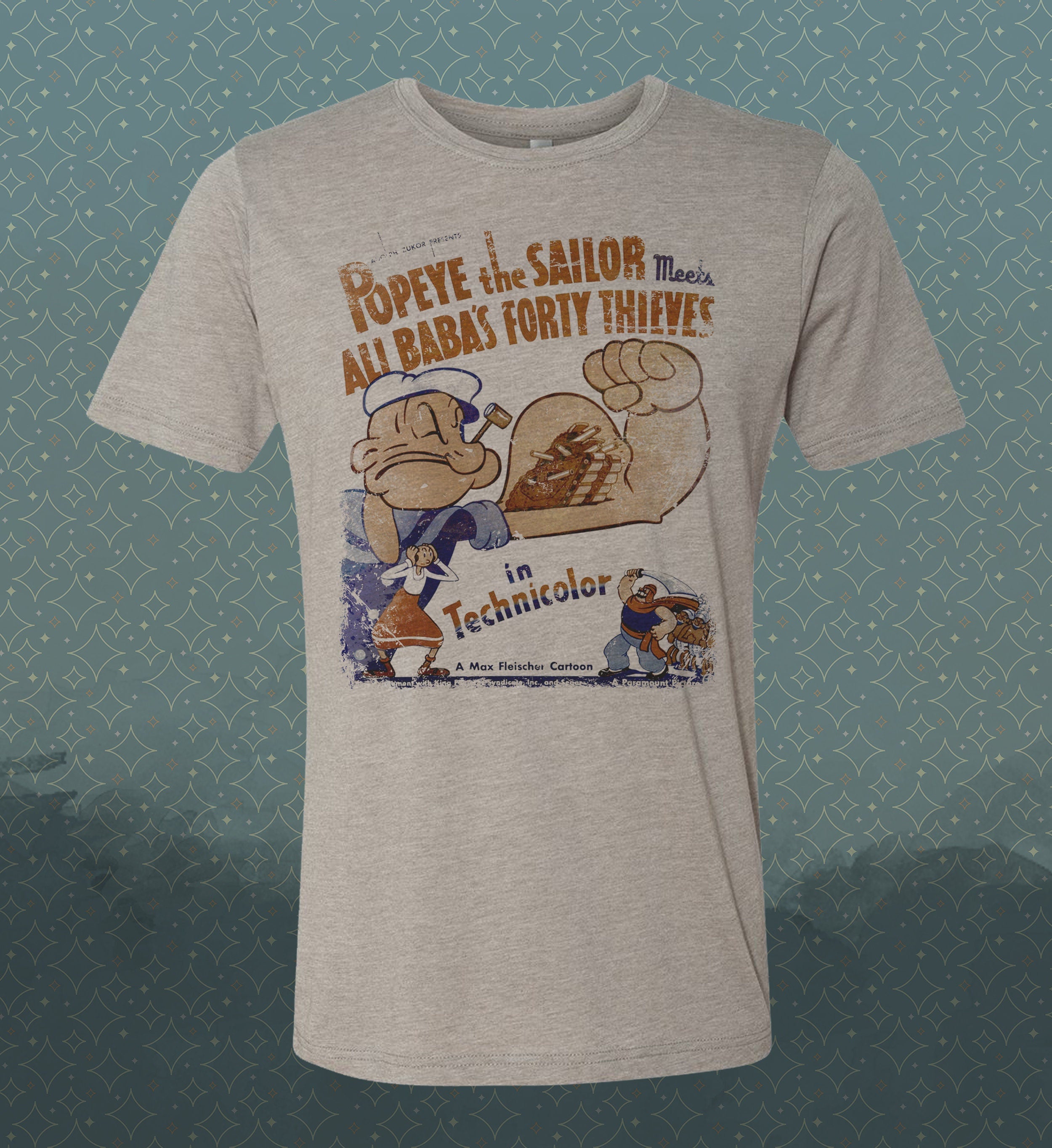 Popeye the Sailor Meets Ali Baba Vintage-Style T-Shirt