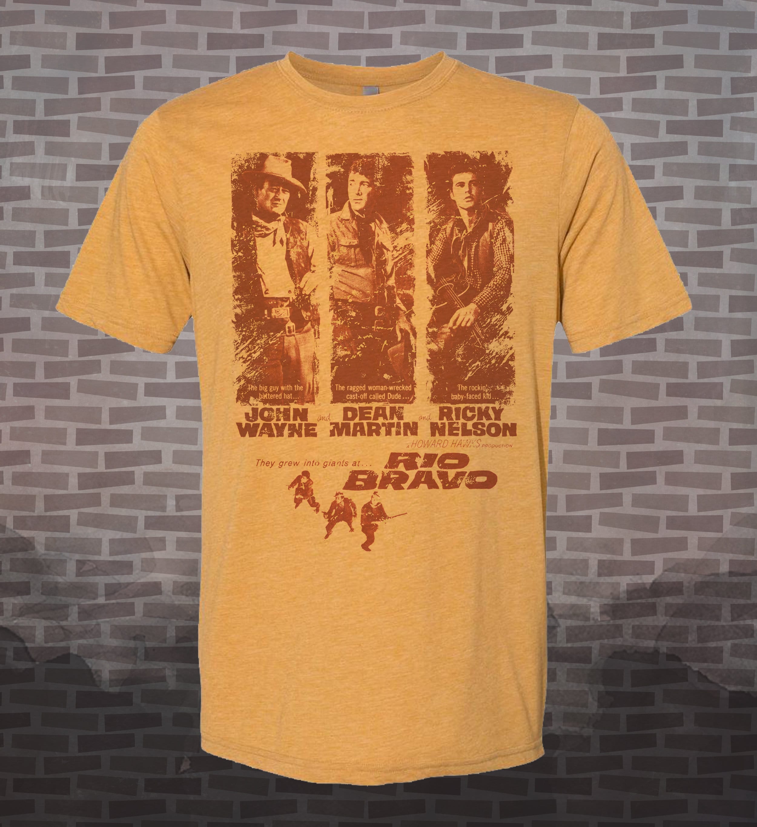 Rio Bravo Movie Tee: Retro John Wayne Western Film Shirt