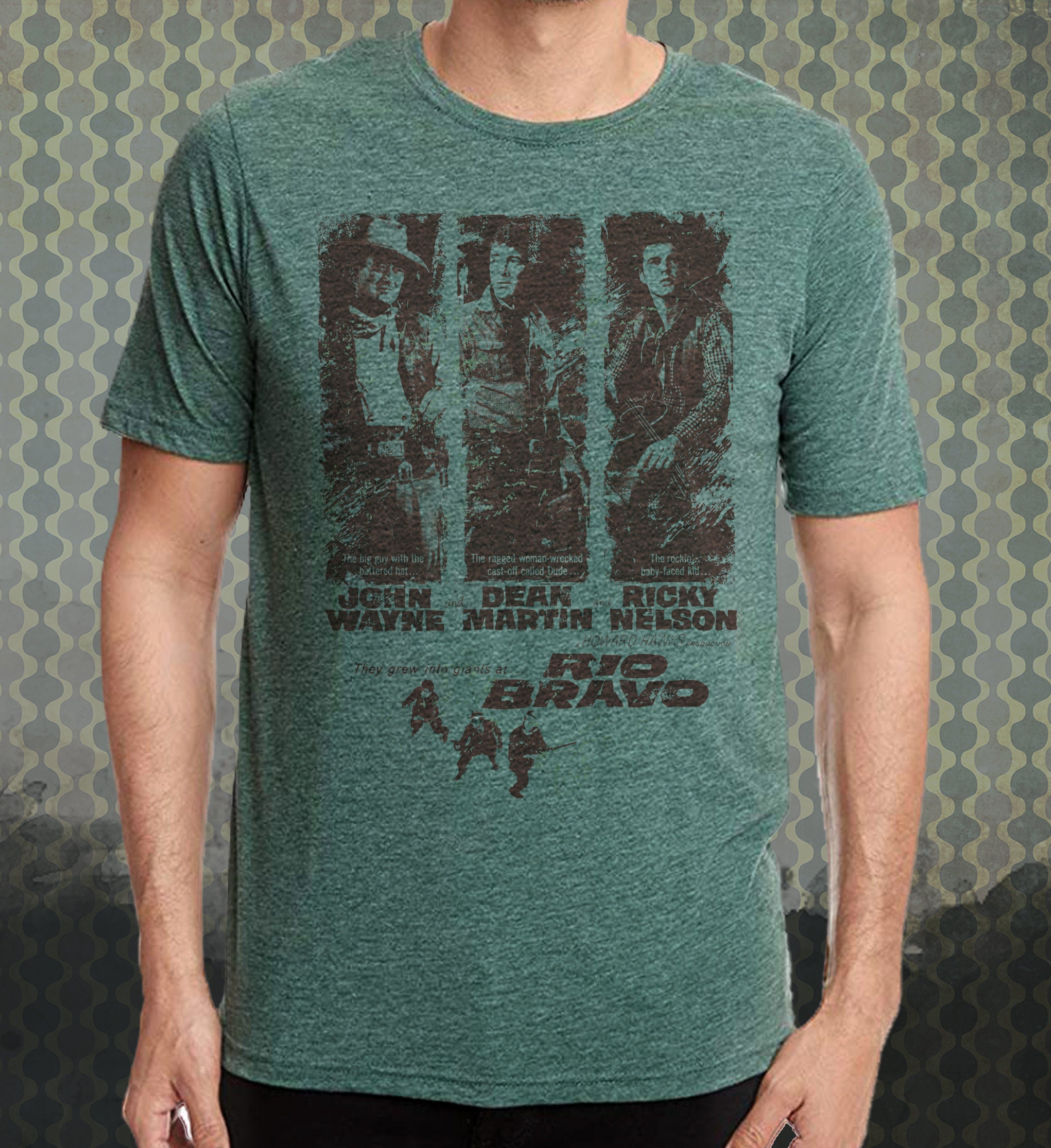 Rio Bravo Movie Tee: Retro John Wayne Western Film Shirt