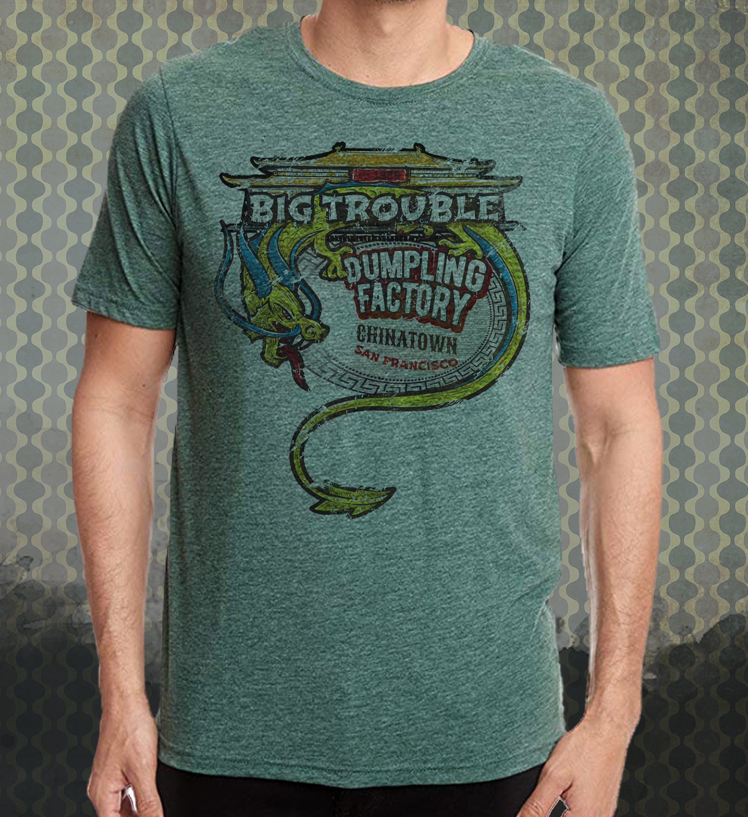 Big Trouble in Little China Dumpling Factory Tee - San Francisco Chinatown T-Shirt
