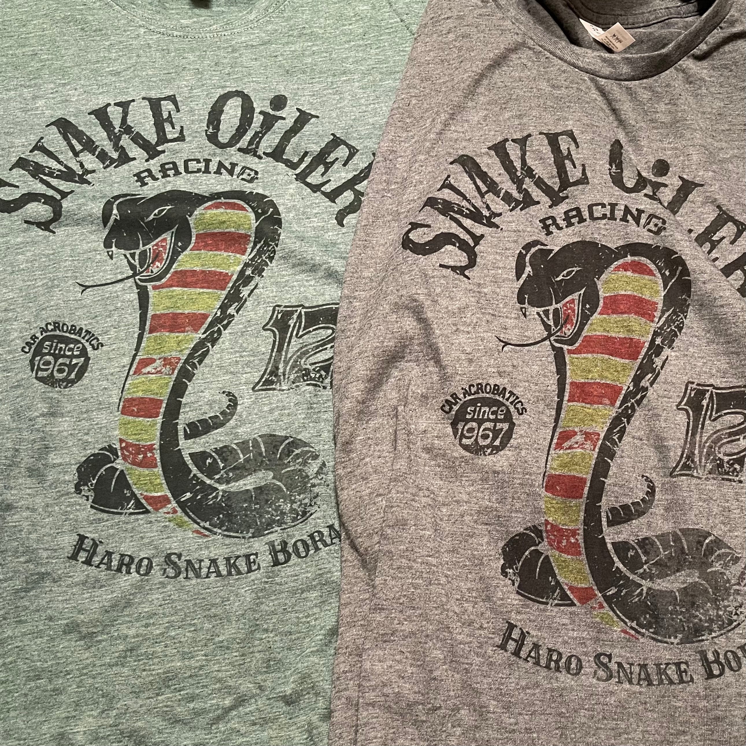 Snake Oiler Racing Team T-Shirt: Speed Racer Vintage 60s 70s Spoof Tee Anime