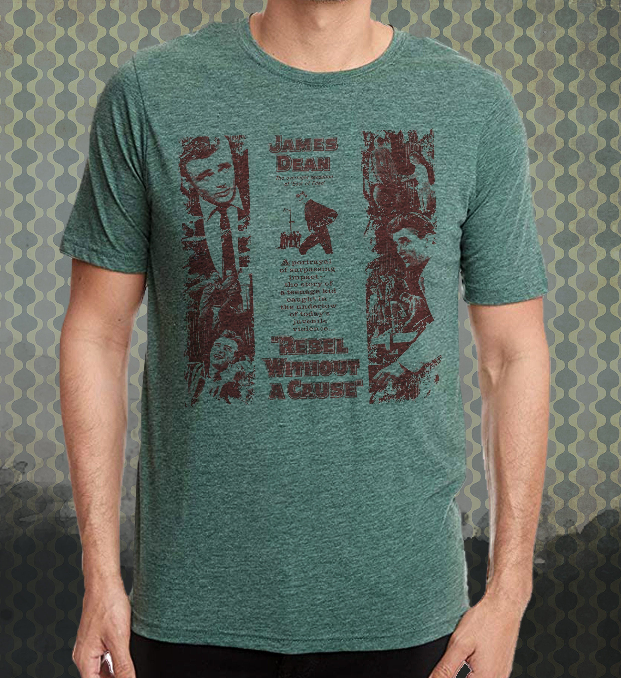 James Dean Rebel Without A Cause T-Shirt: Retro Movie Tee