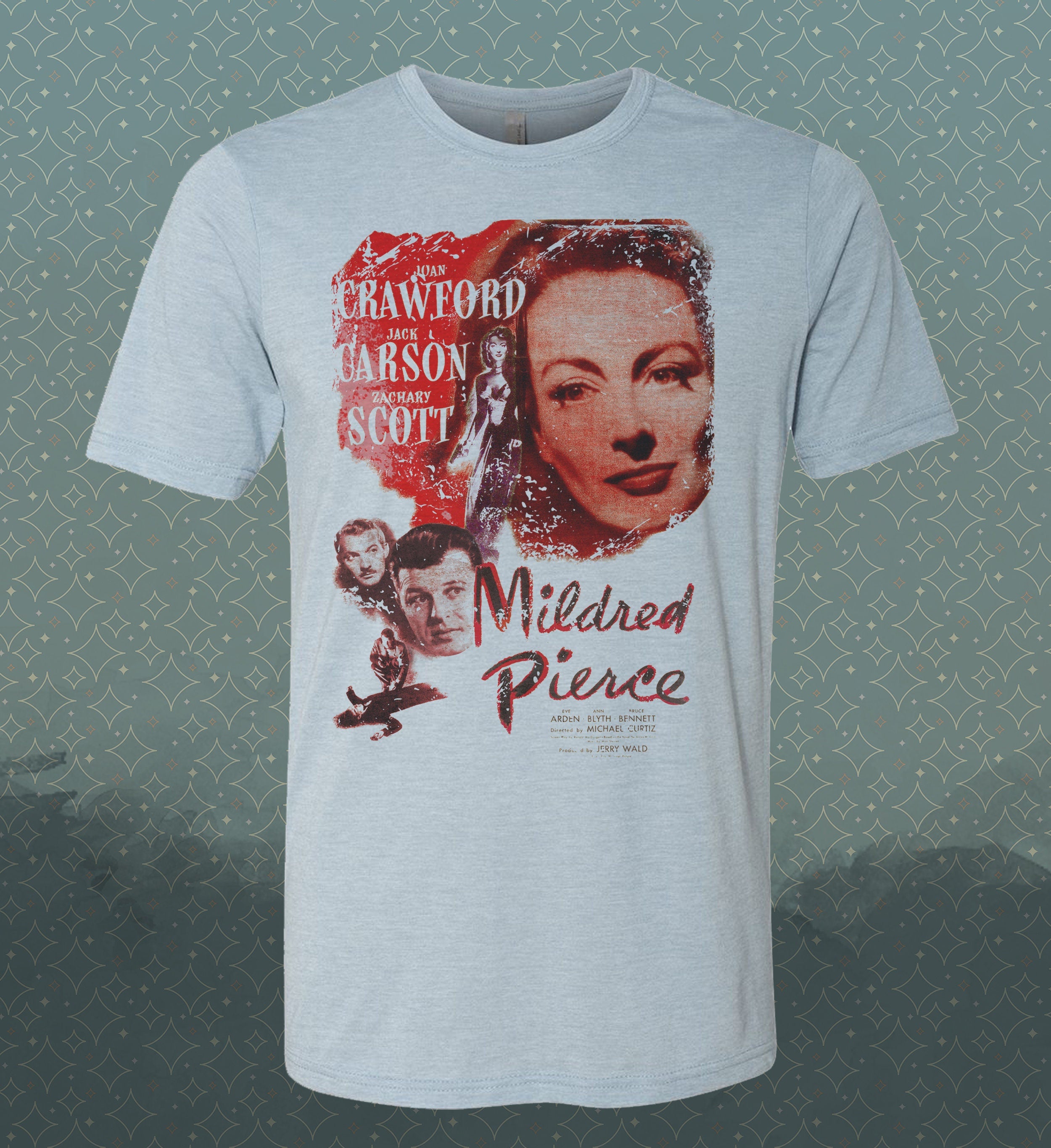 Mildred Pierce- Vintage-Style - T-Shirt Film Noir- Movie Classic - Joan Crawford 1945