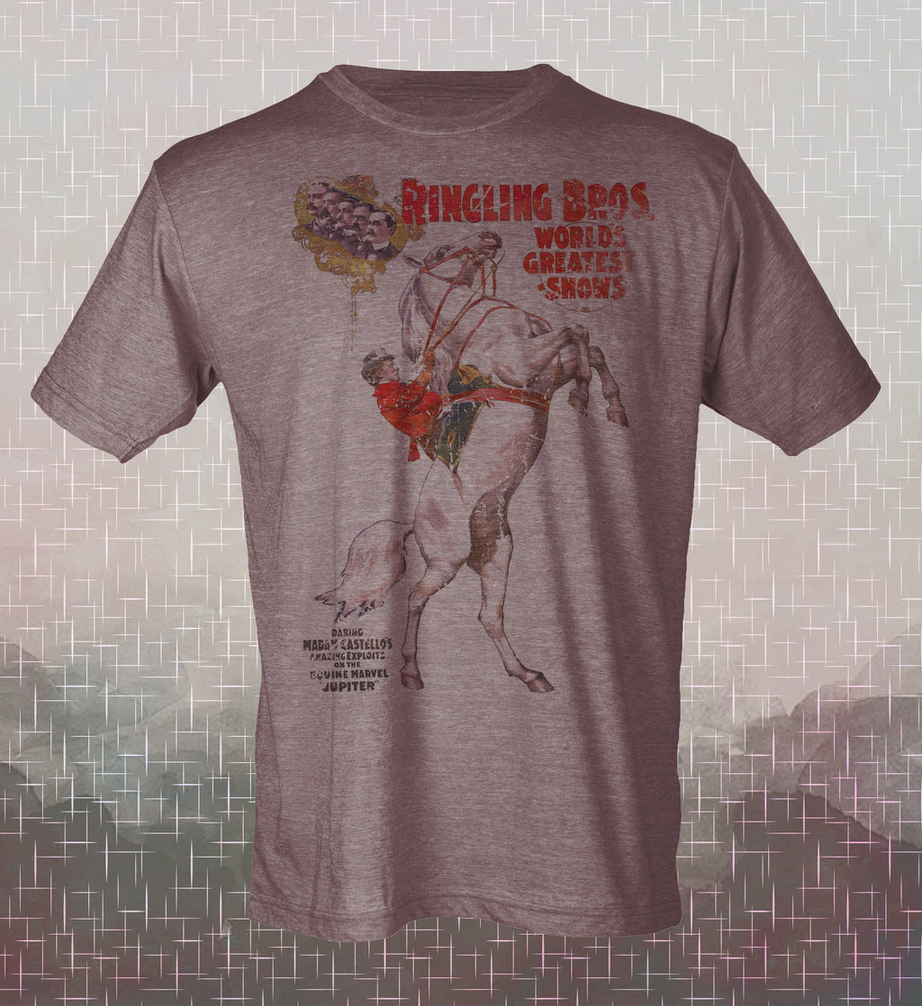 Ringling Bros Circus | Jupiter | Vintage-style Nostalgia T-Shirt | Tee Historical Poster Vacation Trip