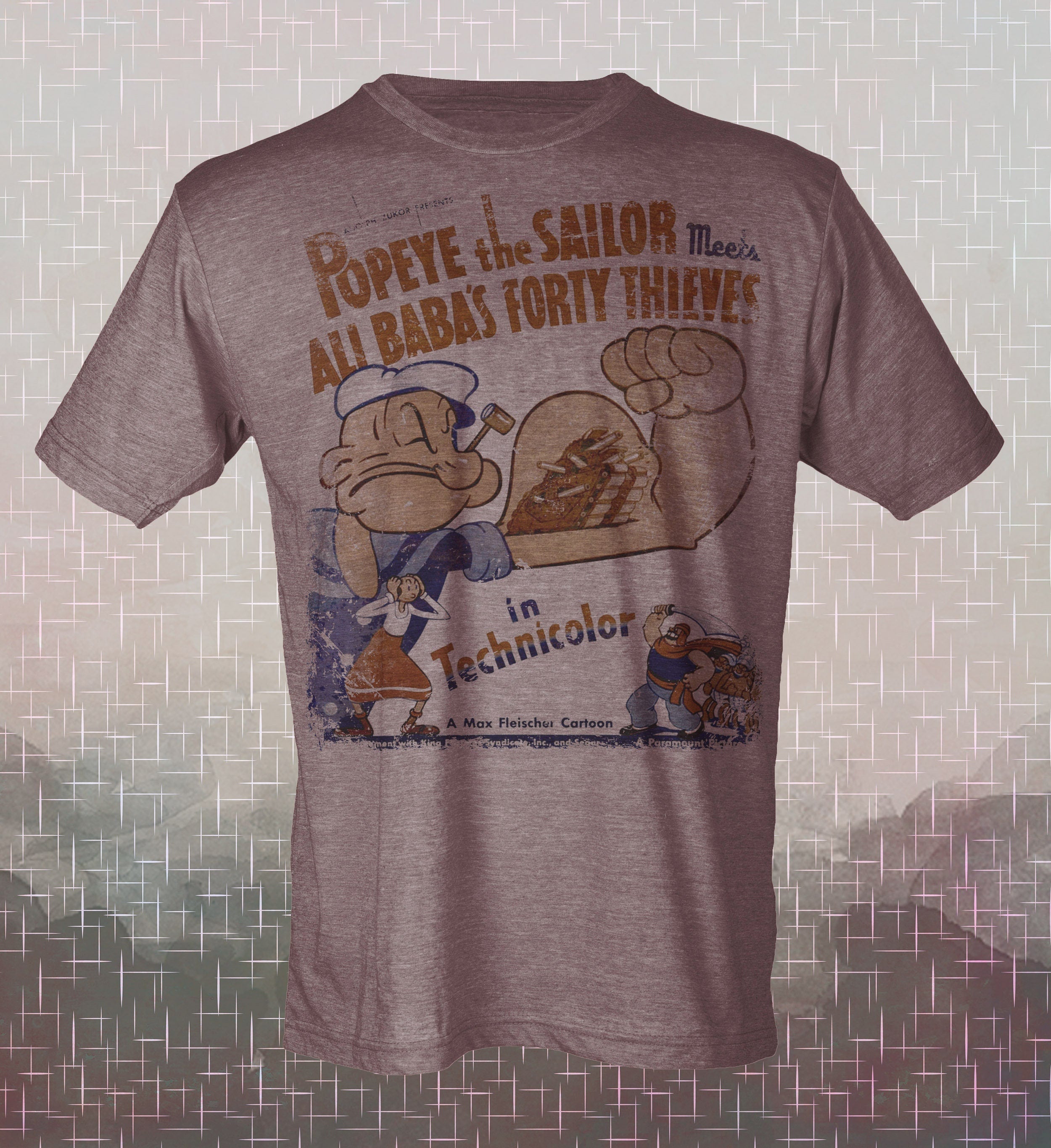 Popeye the Sailor Meets Ali Baba Vintage-Style T-Shirt