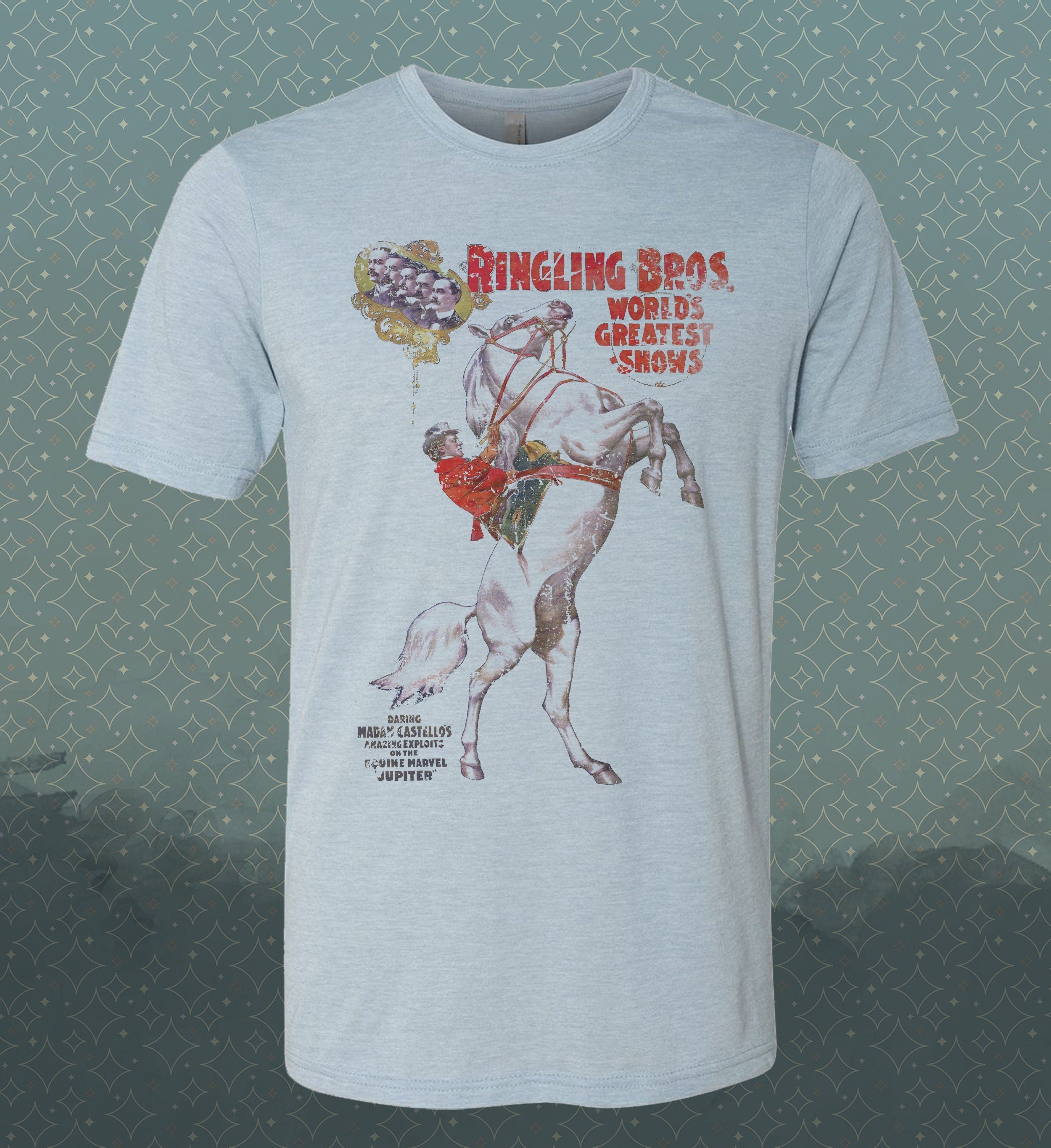 Ringling Bros Circus | Jupiter | Vintage-style Nostalgia T-Shirt | Tee Historical Poster Vacation Trip