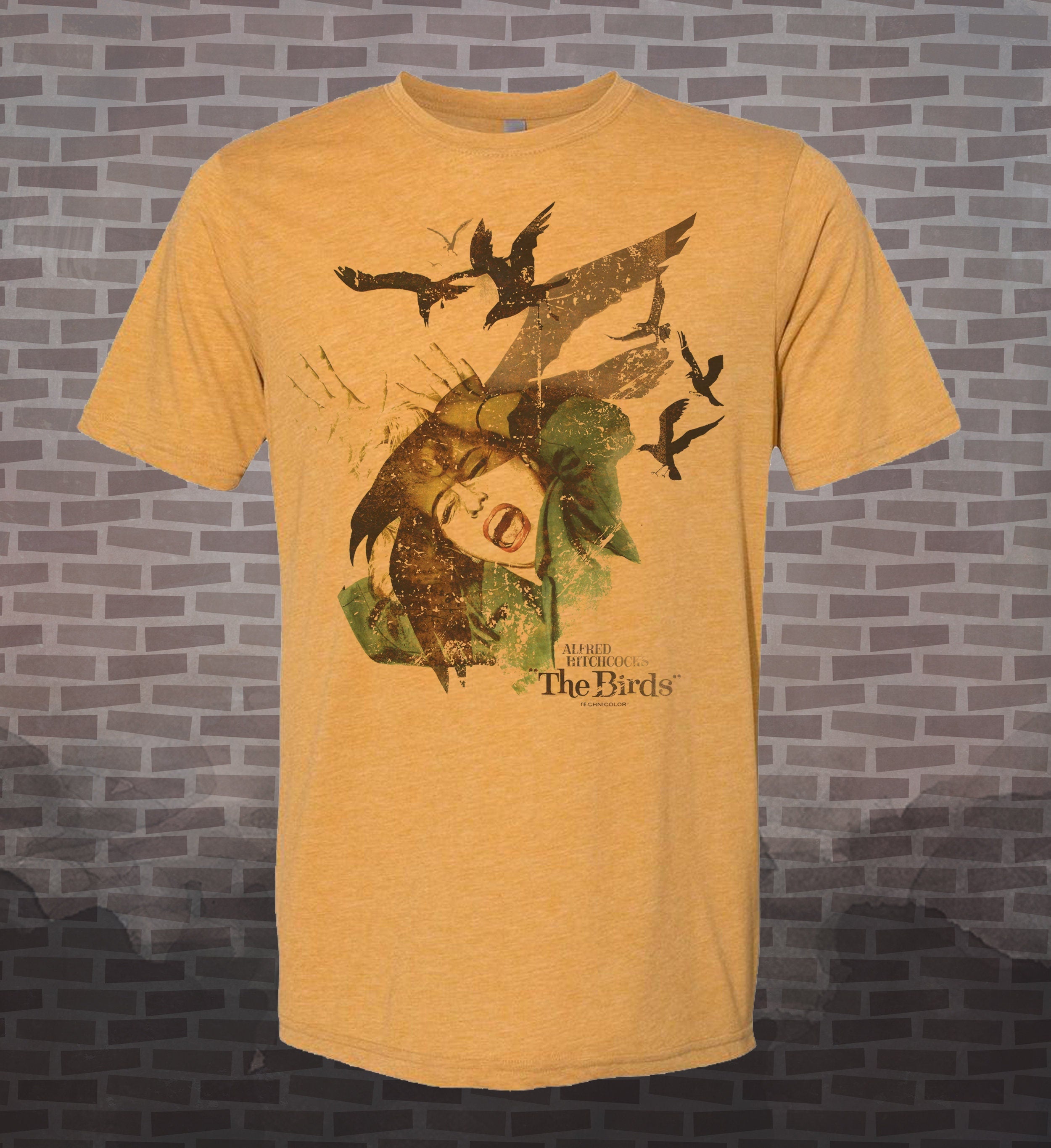 The Birds • Hitchcock | Retro Vintage-Style T-Shirt - 60's Cult Classic Movie Film tee Tippi Hedren