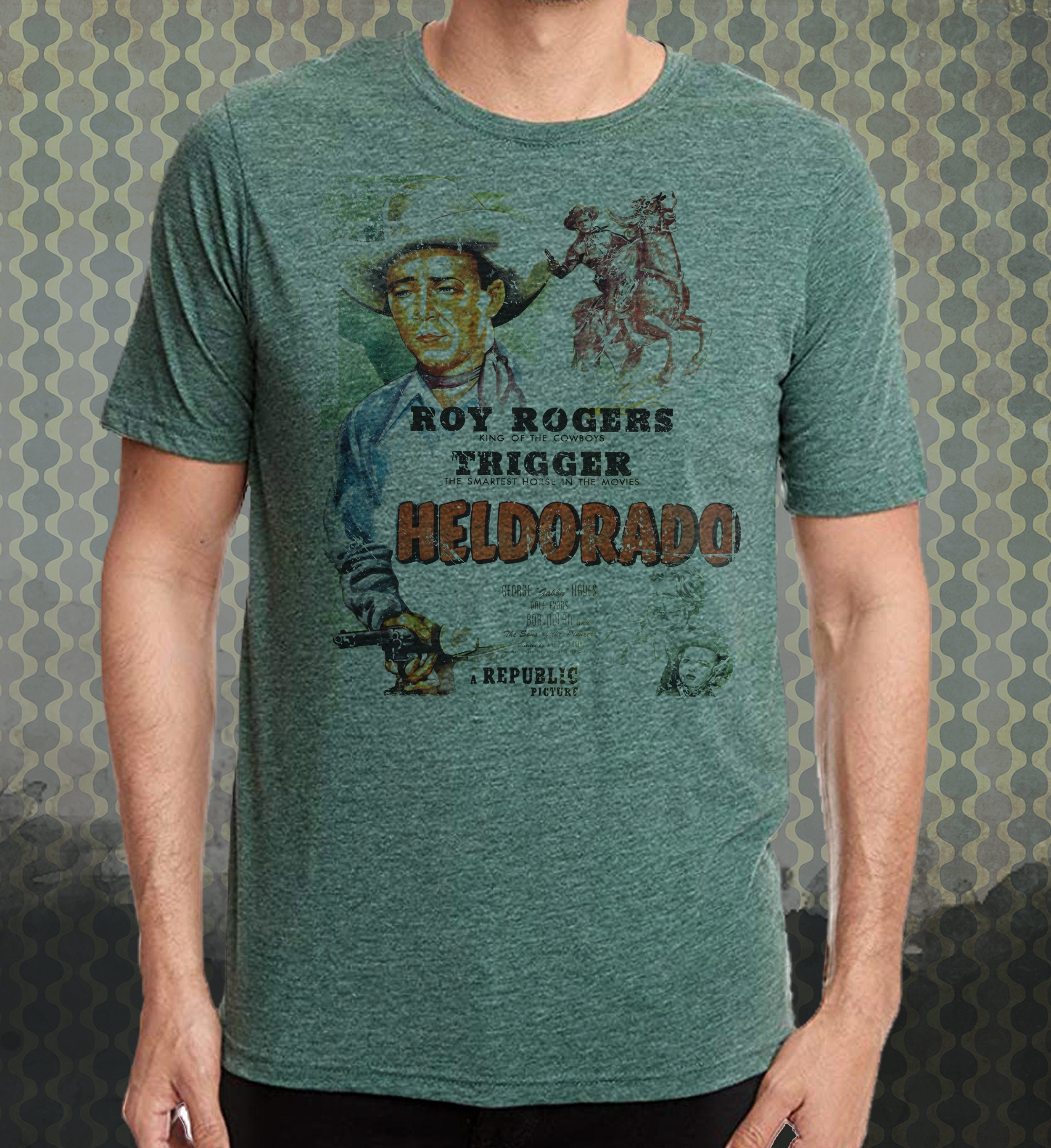 Roy Rogers Heldorado Movie Poster Tee: Retro Western Shirt