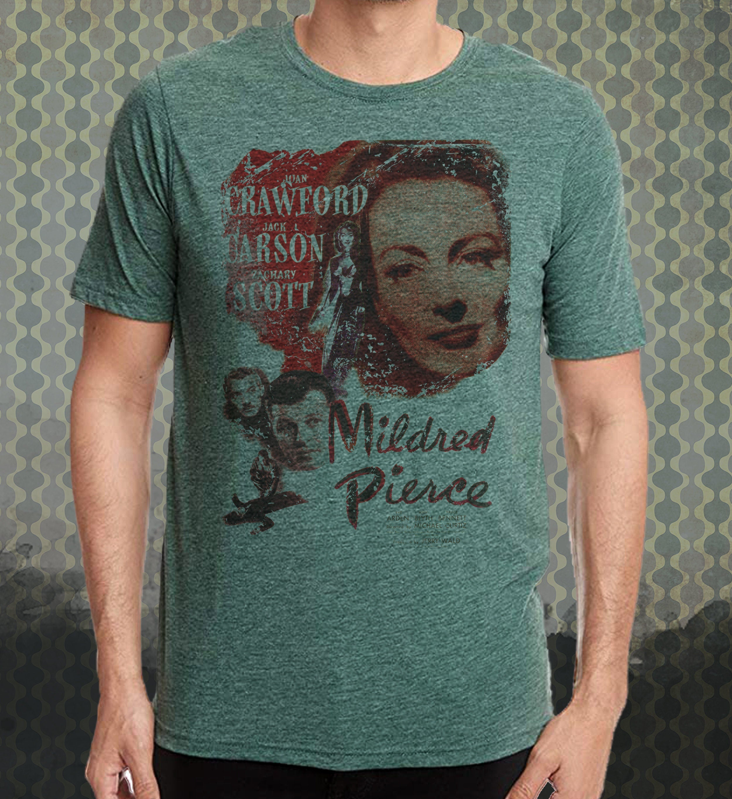 Mildred Pierce- Vintage-Style - T-Shirt Film Noir- Movie Classic - Joan Crawford 1945