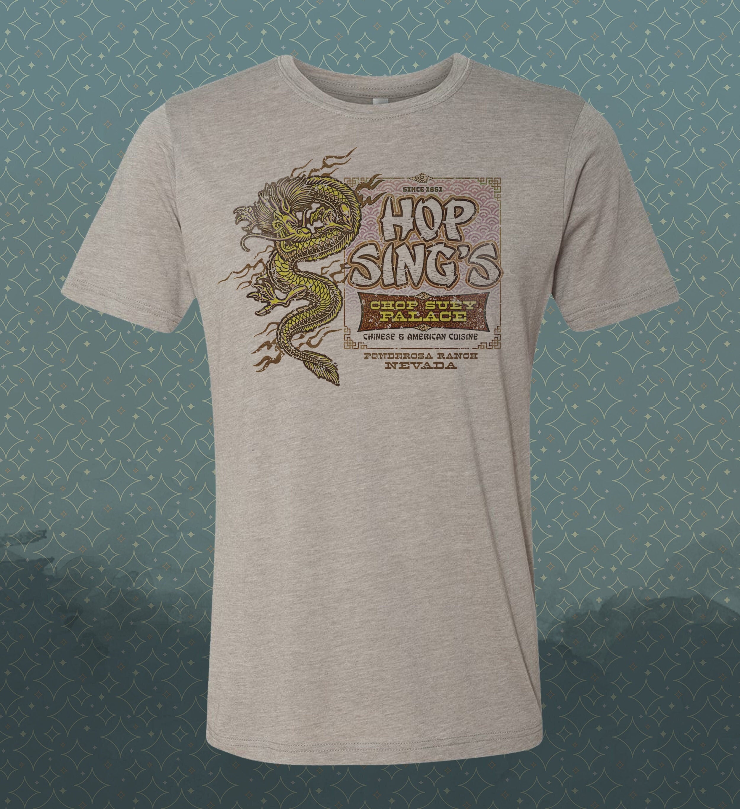 Bonanza Hop Sing Chop Suey Palace T-Shirt: Vintage Chinese Restaurant Tee