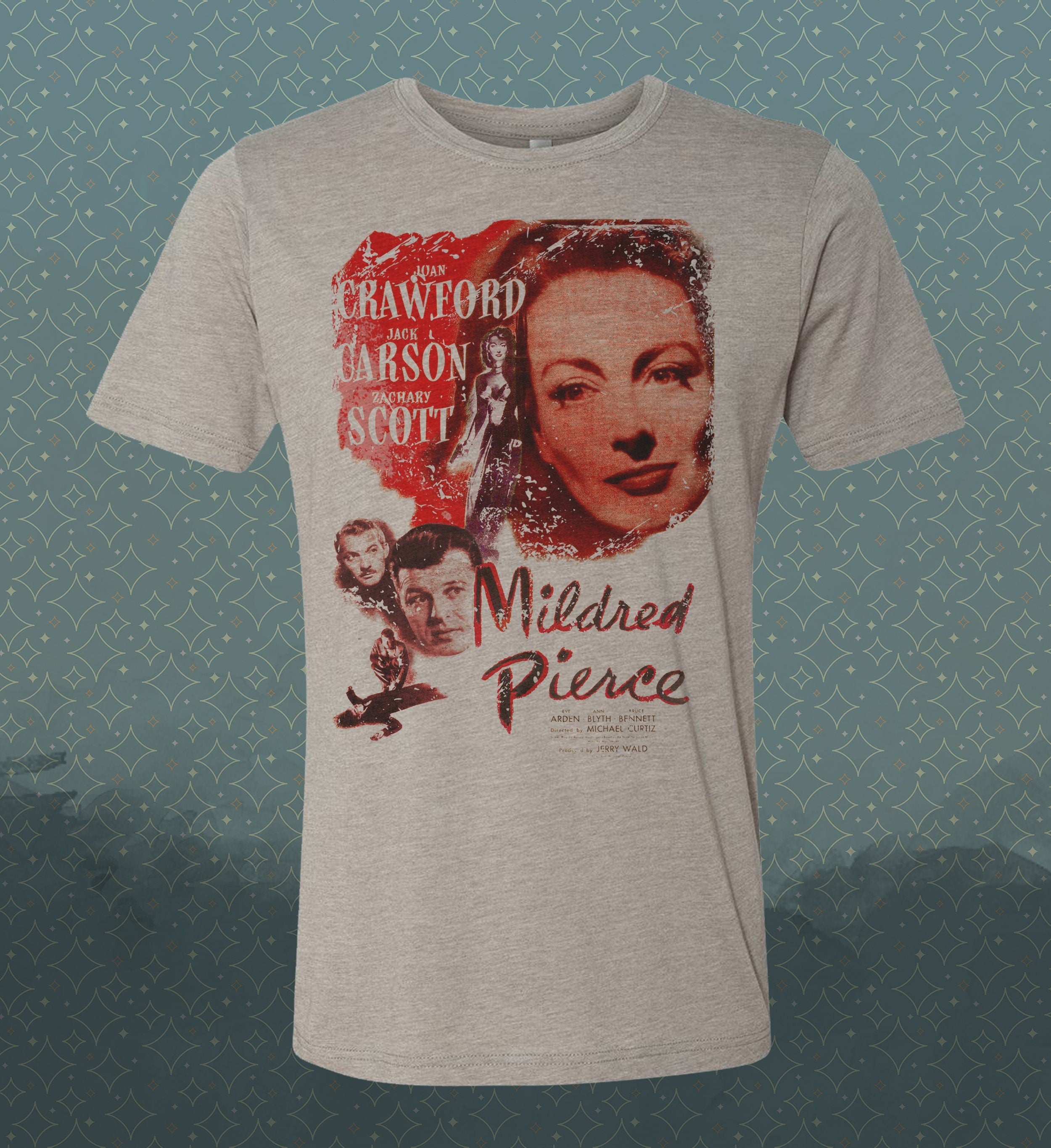 Mildred Pierce- Vintage-Style - T-Shirt Film Noir- Movie Classic - Joan Crawford 1945