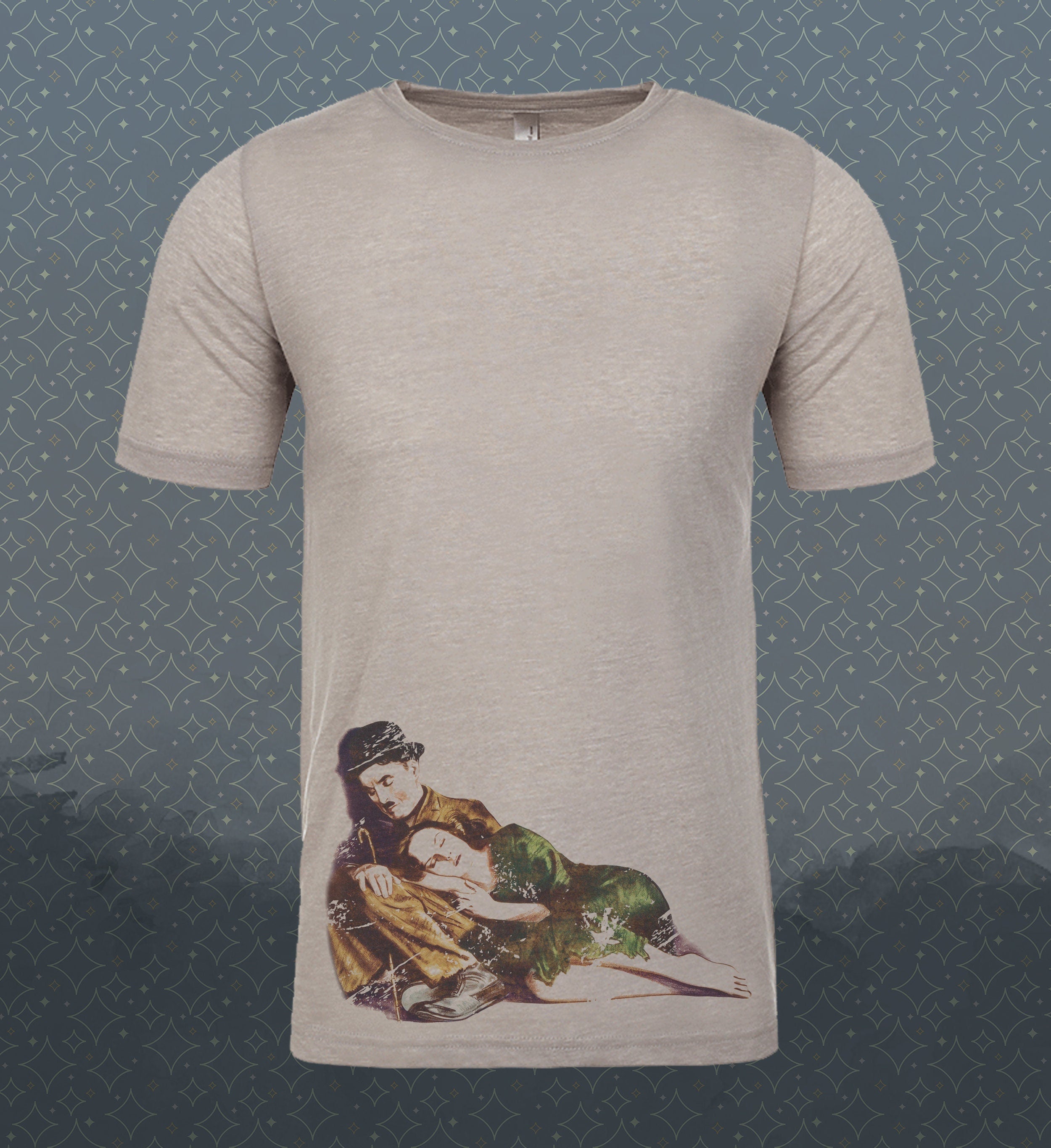 Charlie Chaplin-Modern Times-inspired Vintage-style T-Shirt Film 30's Silent Comedy Movie Classic Tee Little Tramp