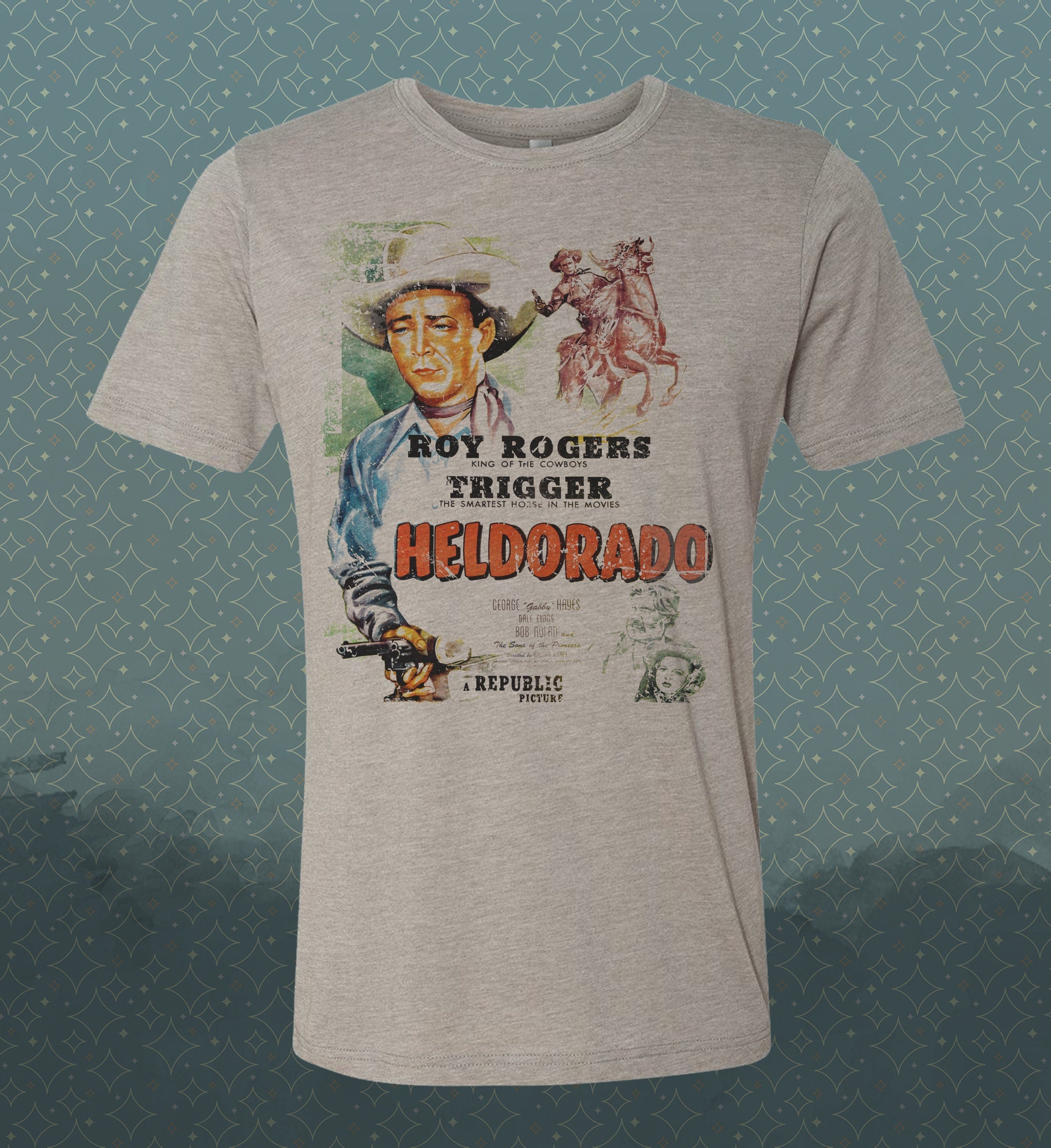 Roy Rogers Heldorado Movie Poster Tee: Retro Western Shirt