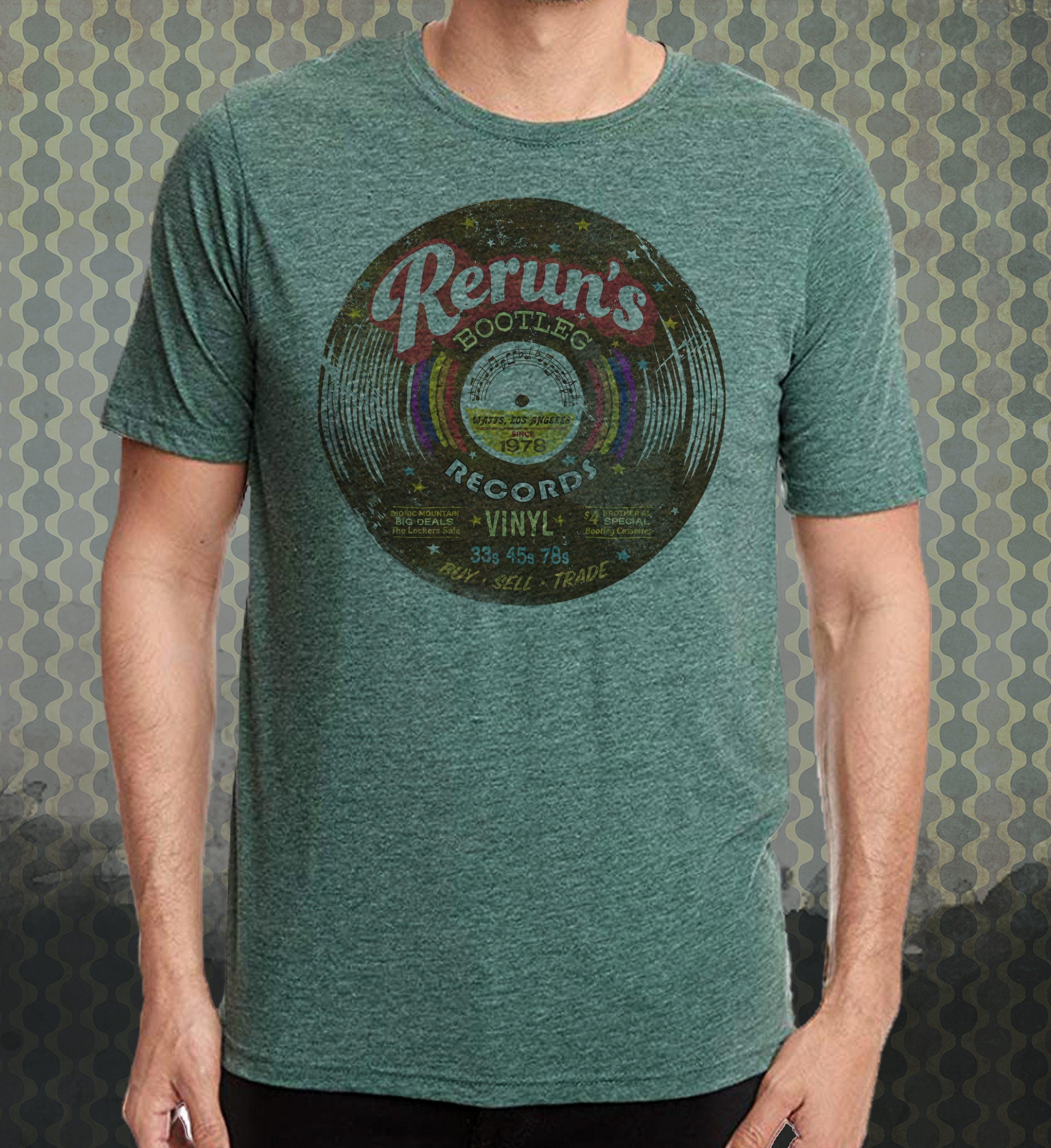 Rerun's Bootleg Records T-Shirt: Vintage-Style TV Tee