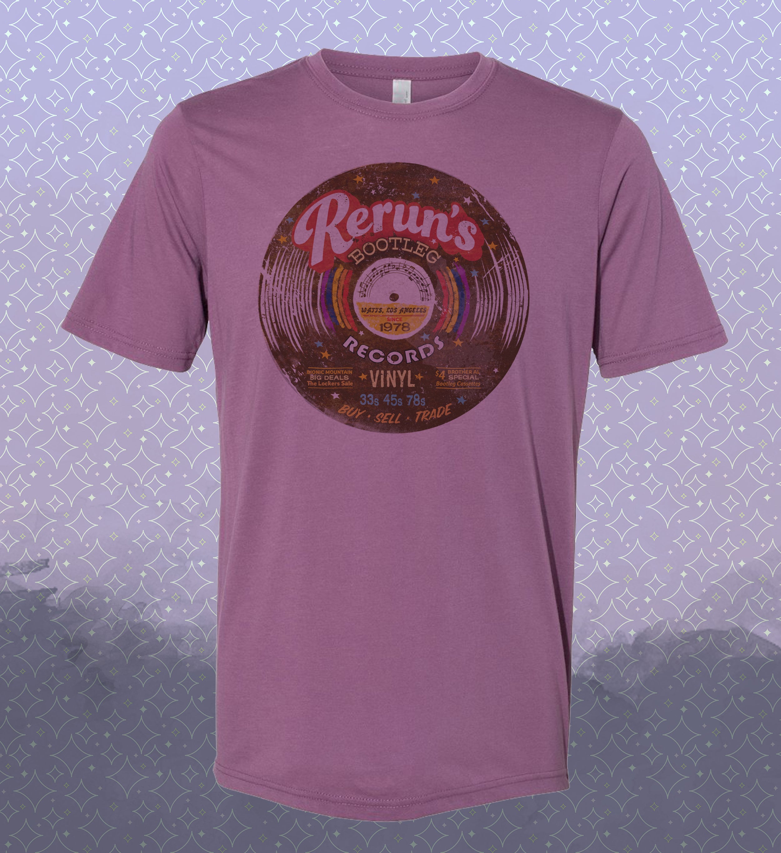 Rerun's Bootleg Records T-Shirt: Vintage-Style TV Tee