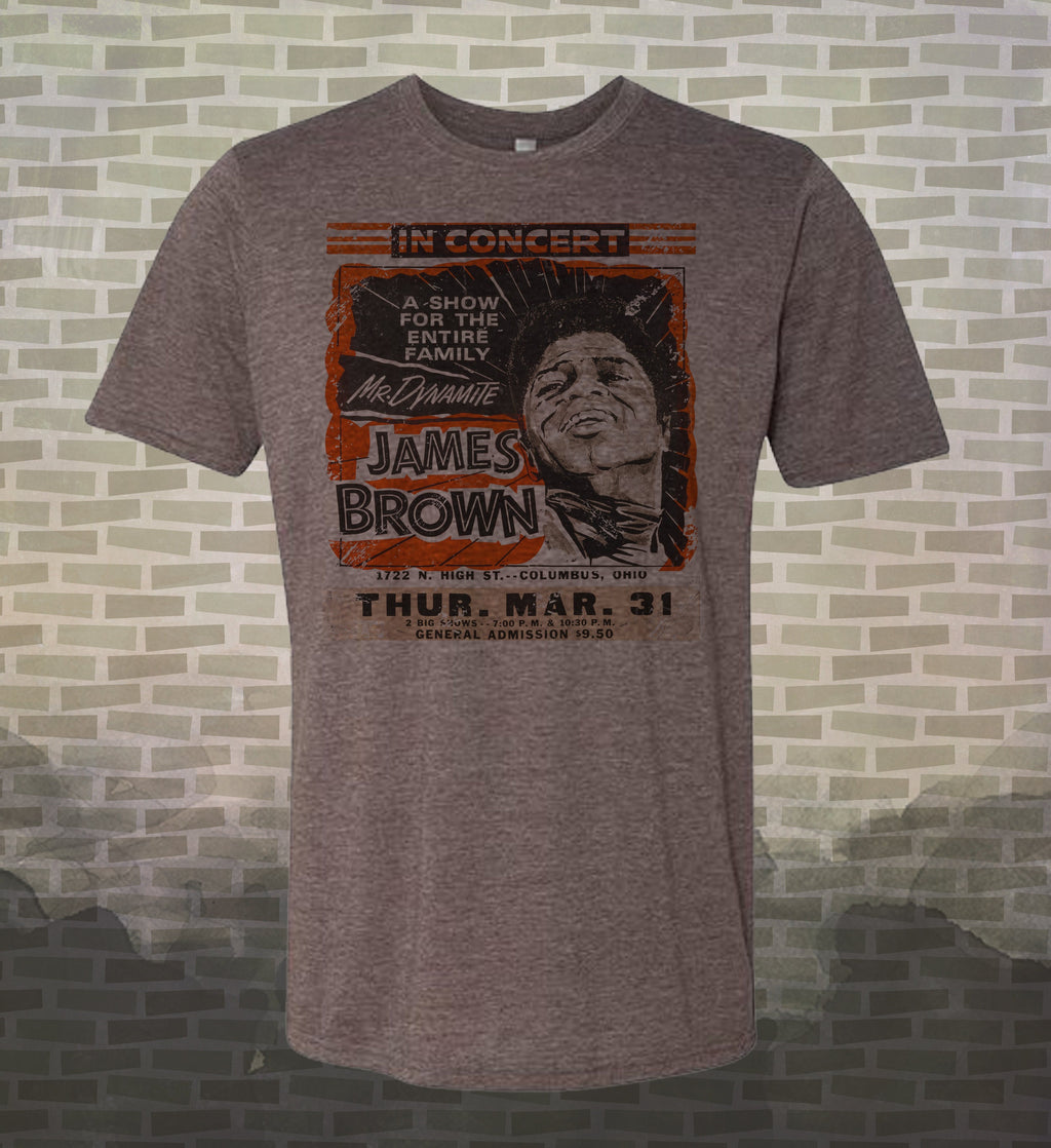 James Brown T-Shirt: Mr. Dynamite, Vintage-Style Tribute