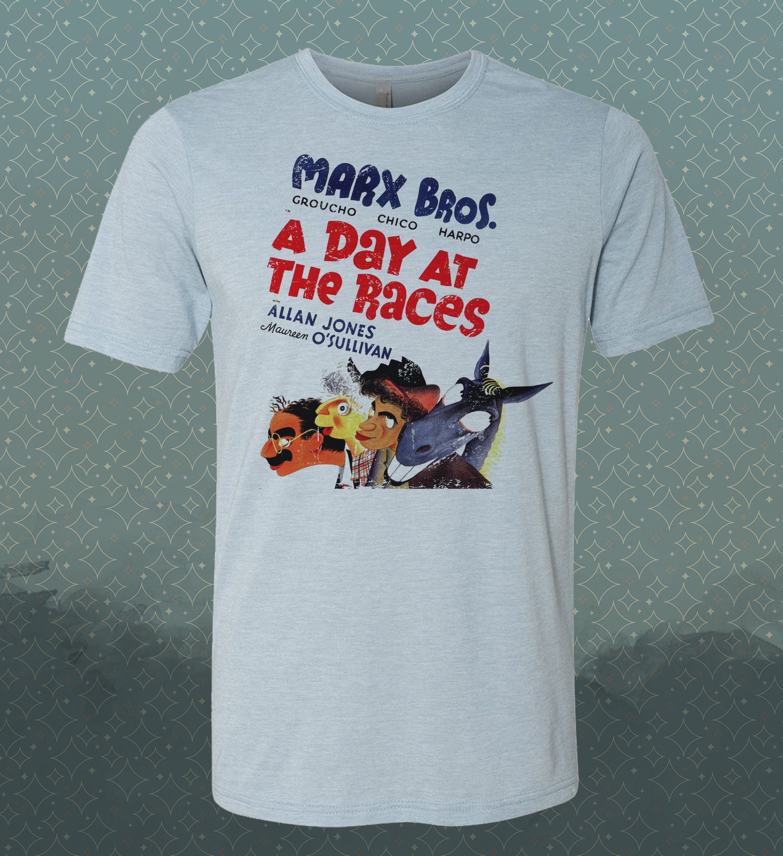 A Day at the Races - Marx Brothers | Vintage-style T-Shirt Film 30's BW Comedy Movie Classic Tee