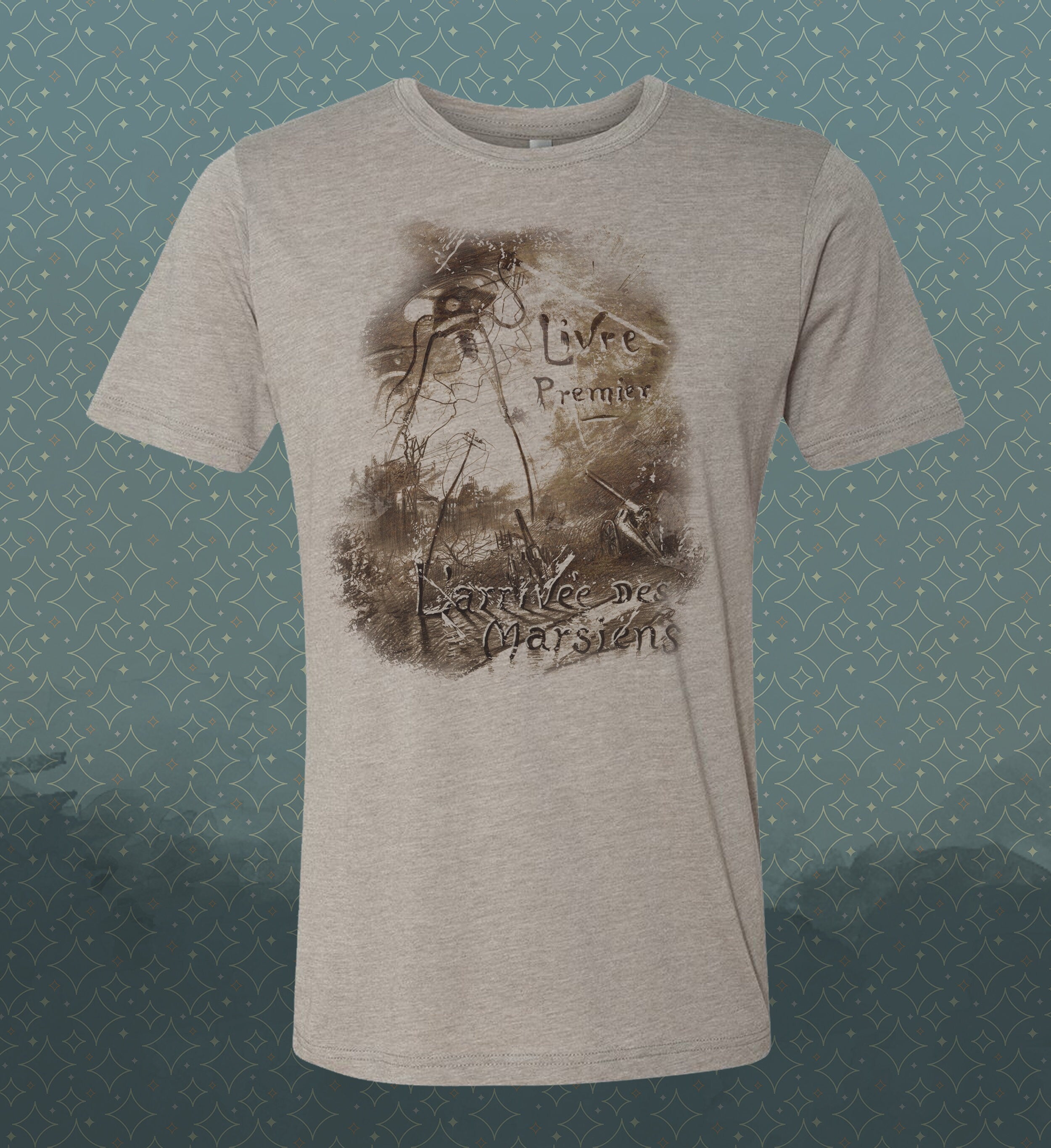 War of the Worlds T-Shirt: Sci-Fi Steampunk Style