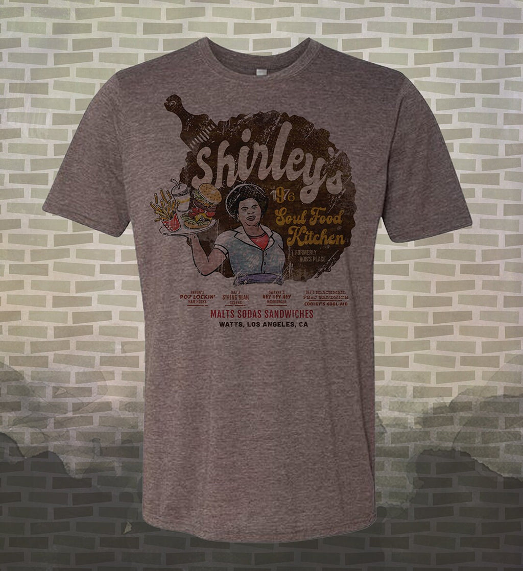 Whats Happening Shirley's Soul Food Kitchen T-Shirt: Retro 1970s Los Angeles Tee