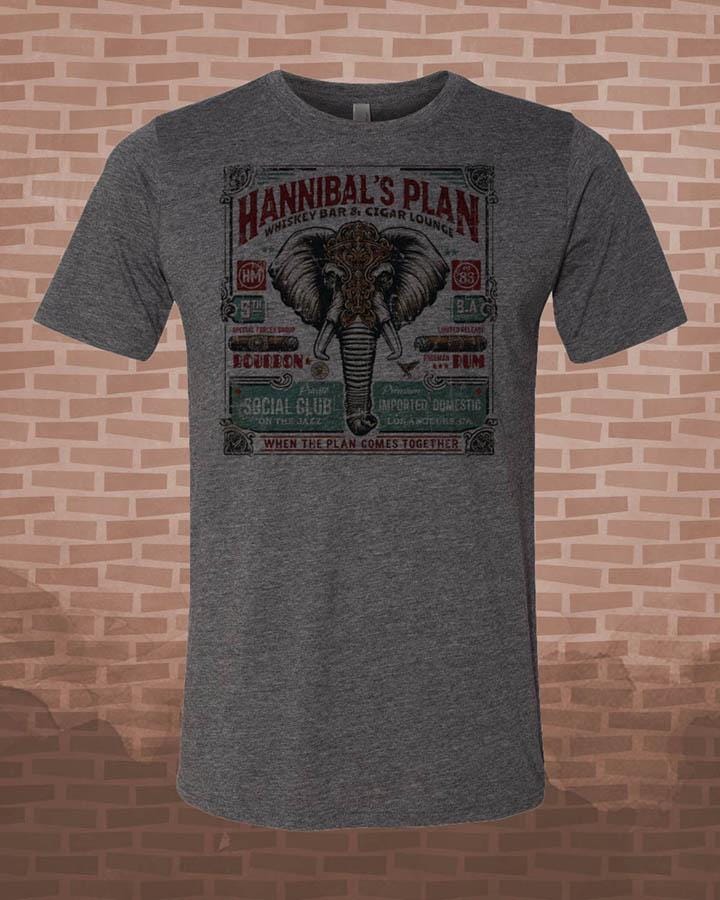 Hannibal's Plan Whiskey Lounge T-Shirt: Vintage-Style A-Team Tee