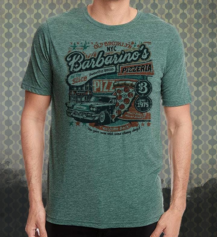 Welcome Back Barbarino's Pizzeria T-Shirt: Retro Brooklyn NYC Tee