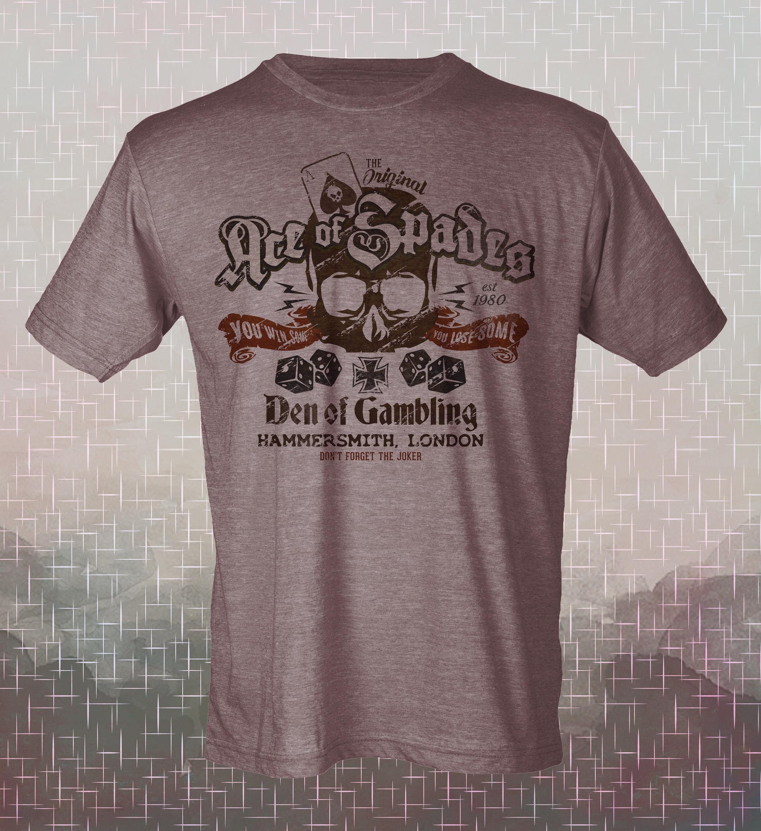 Vintage Style Ace of Spades T-Shirt: Motörhead Tribute Tee