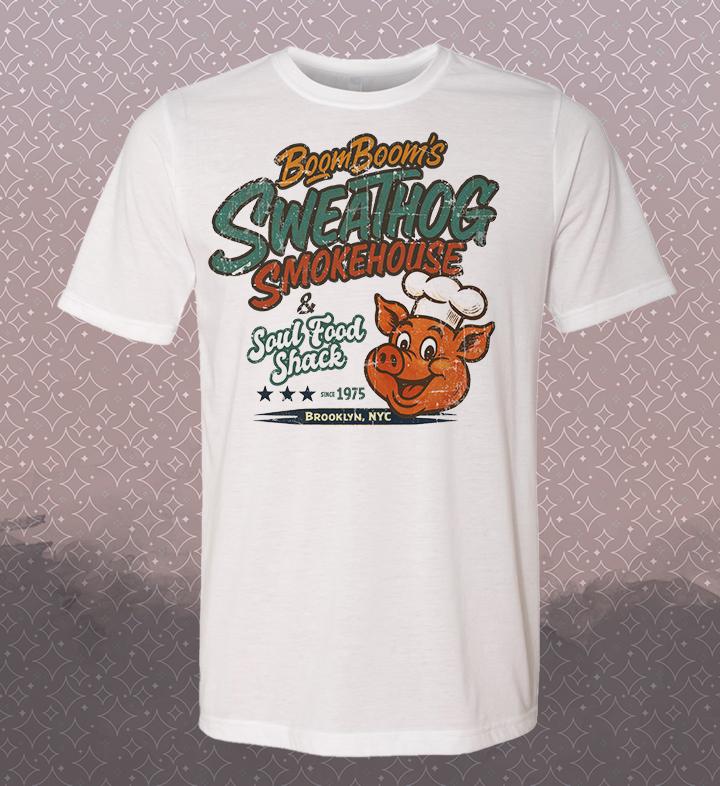 Welcome Back Vintage Style Sweathog Smokehouse Tee: Retro NYC Soul Food Shirt