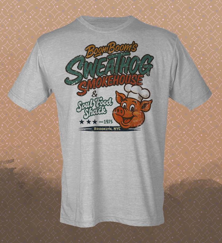 Welcome Back Vintage Style Sweathog Smokehouse Tee: Retro NYC Soul Food Shirt