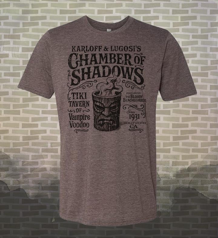 Karloff & Lugosi Chamber of Horrors T-Shirt: Vintage Style Monster Movie Tee