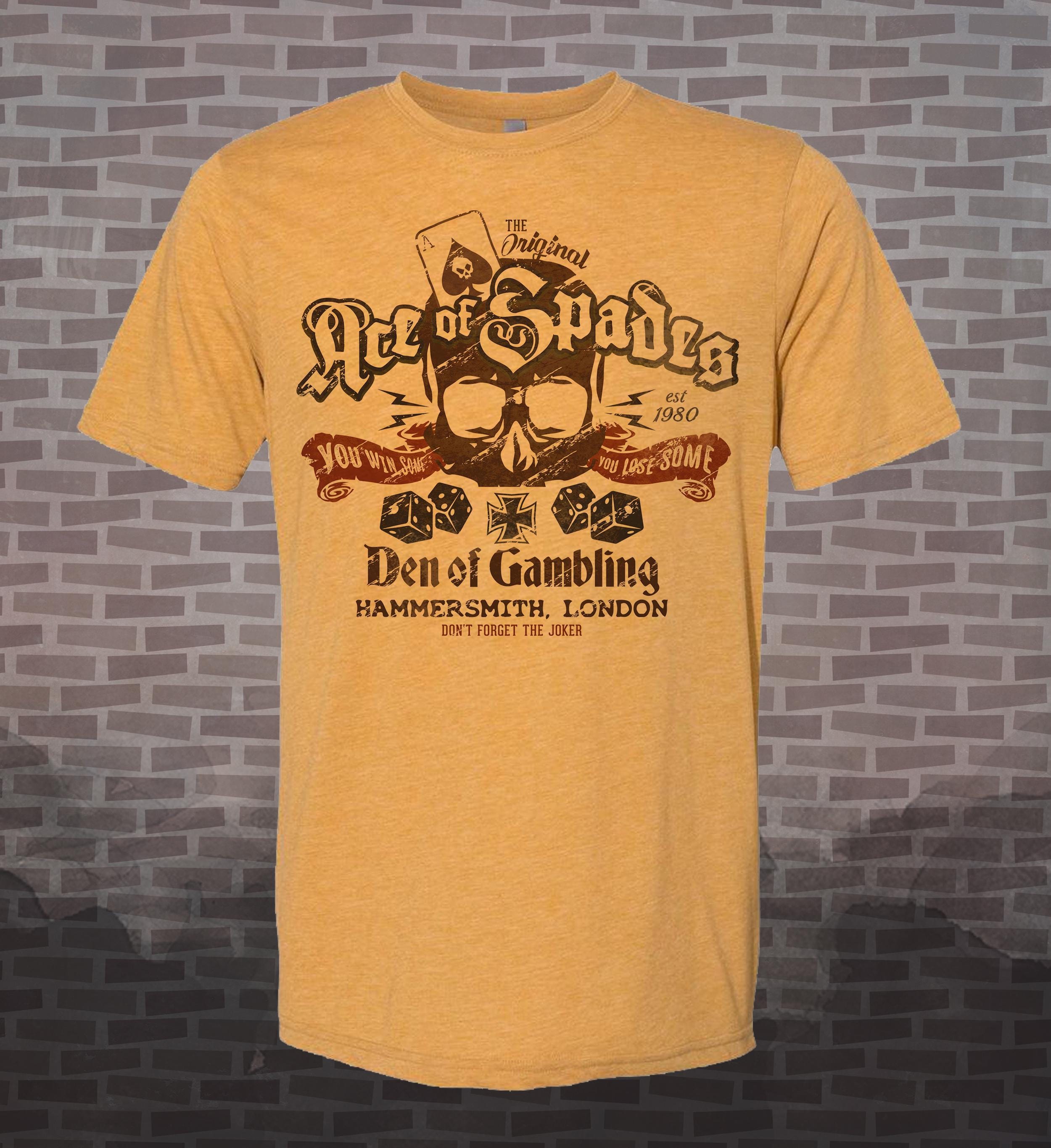 Vintage Style Ace of Spades T-Shirt: Motörhead Tribute Tee