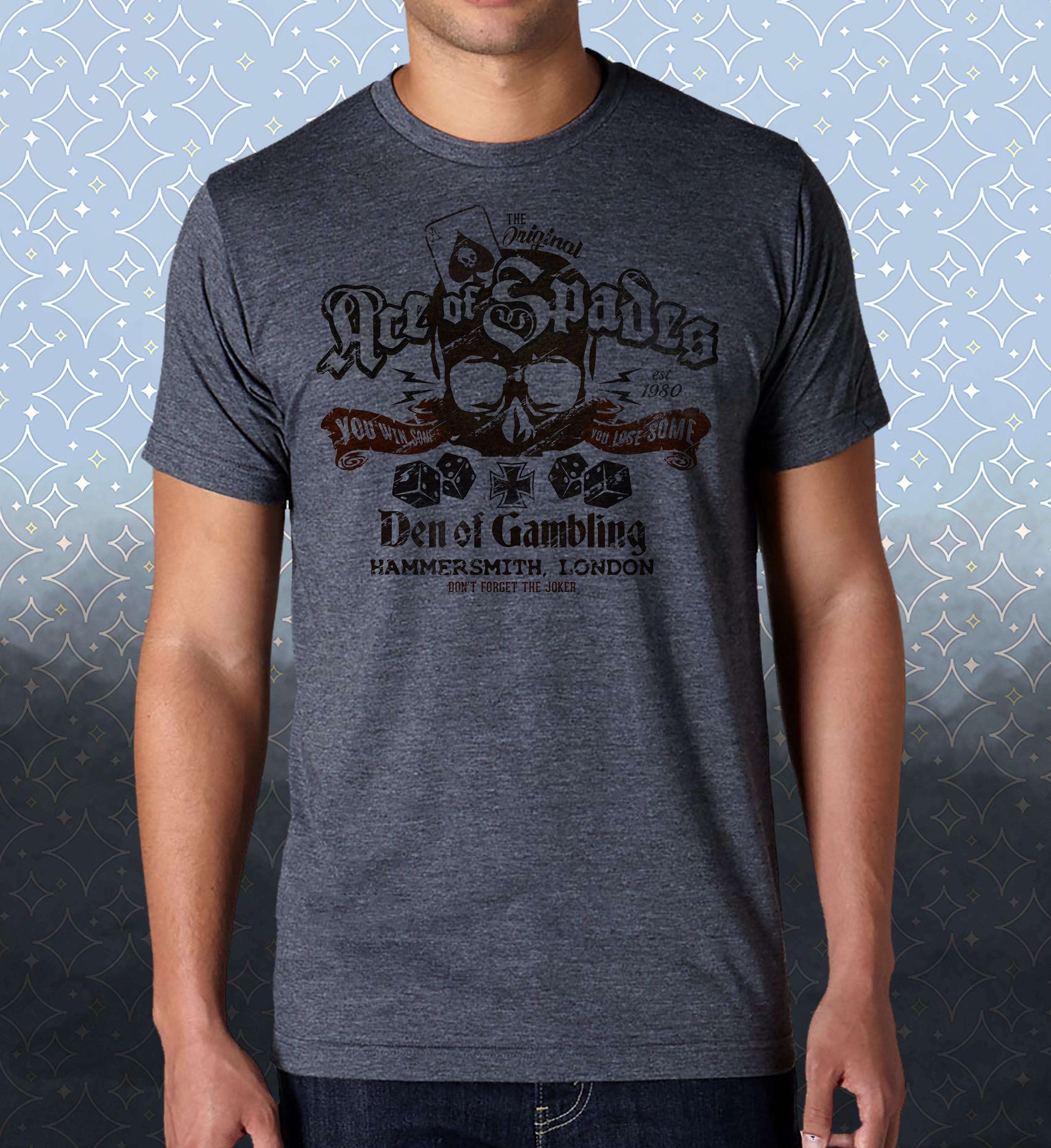 Vintage Style Ace of Spades T-Shirt: Motörhead Tribute Tee