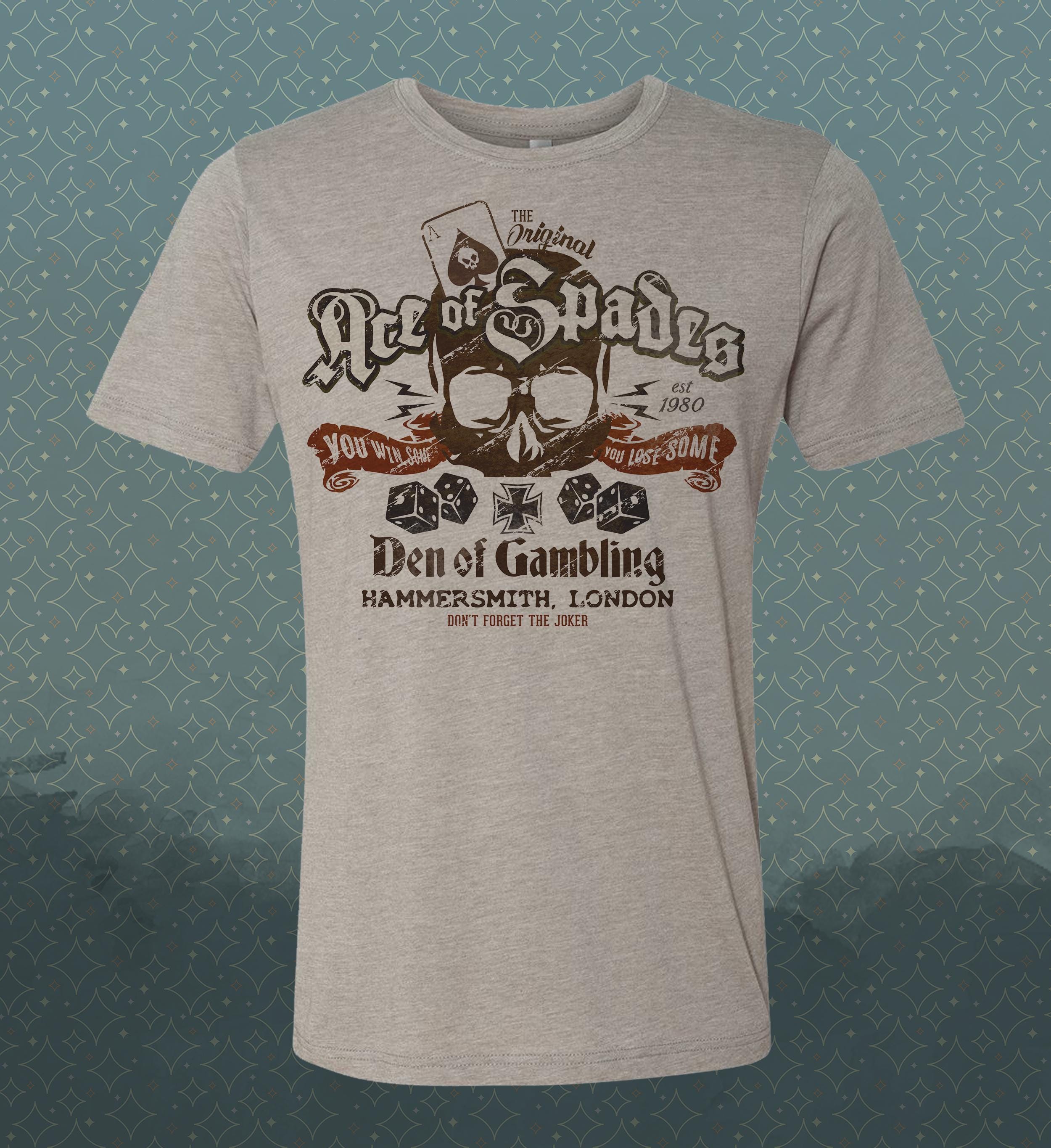 Vintage Style Ace of Spades T-Shirt: Motörhead Tribute Tee