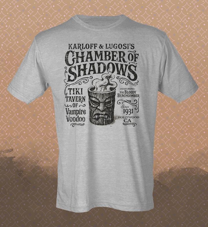 Karloff & Lugosi Chamber of Horrors T-Shirt: Vintage Style Monster Movie Tee
