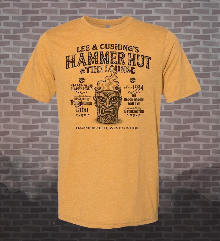 Vintage style Horror Movie T-Shirt: Hammer Films Dracula Frankenstein