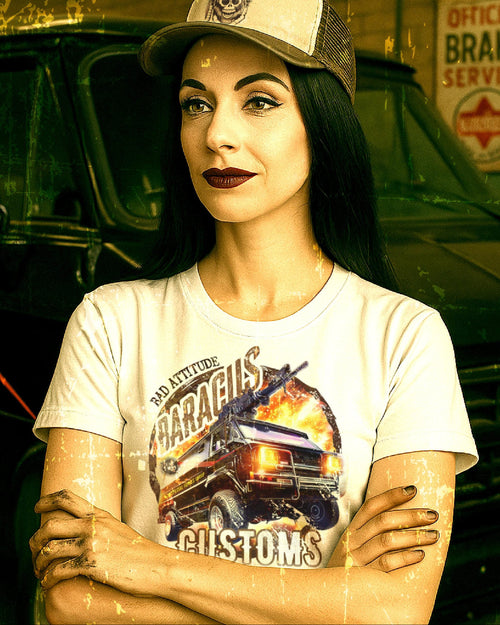 BA Baracus Customs Van T-Shirt: Retro A-Team Tee